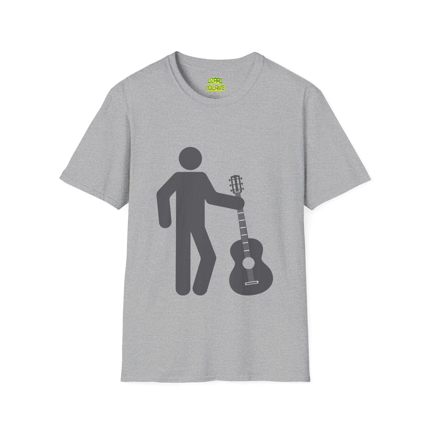 GuitarMan Unisex Softstyle T-Shirt - Lizard Vigilante