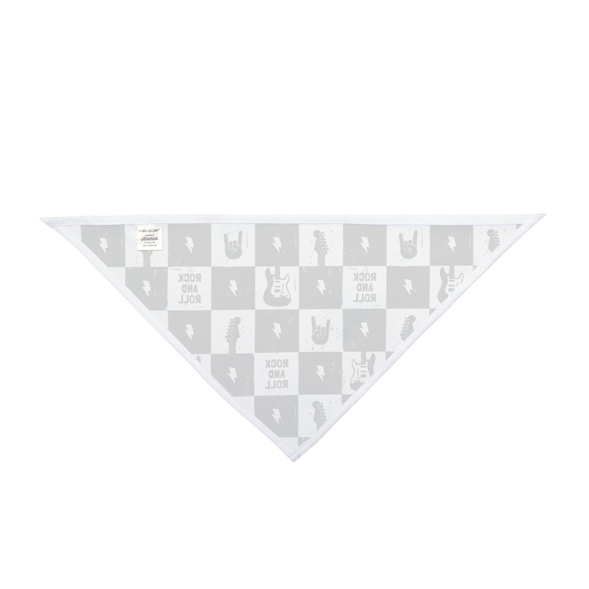 Rock and Roll Squares Pet Bandana - Premium Pets from Printify - Just $39.89! Shop now at Lizard Vigilante