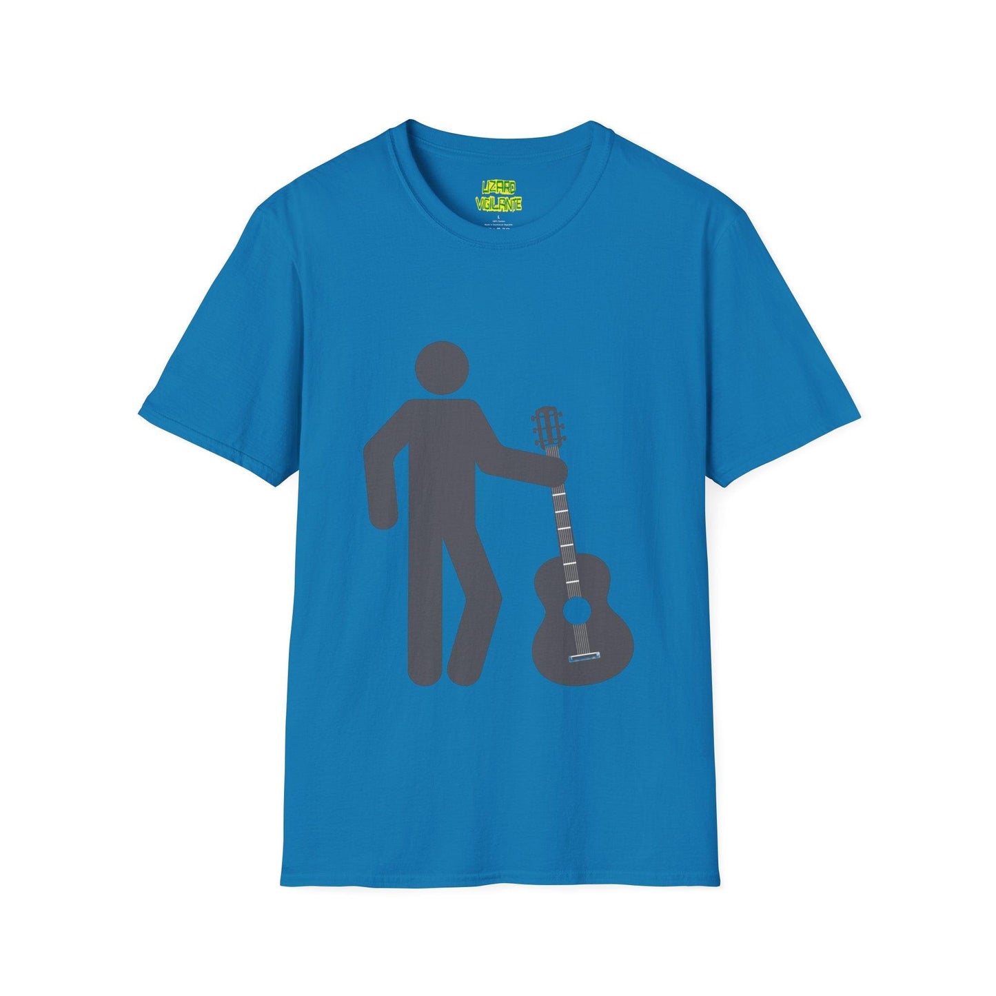 GuitarMan Unisex Softstyle T-Shirt - Lizard Vigilante