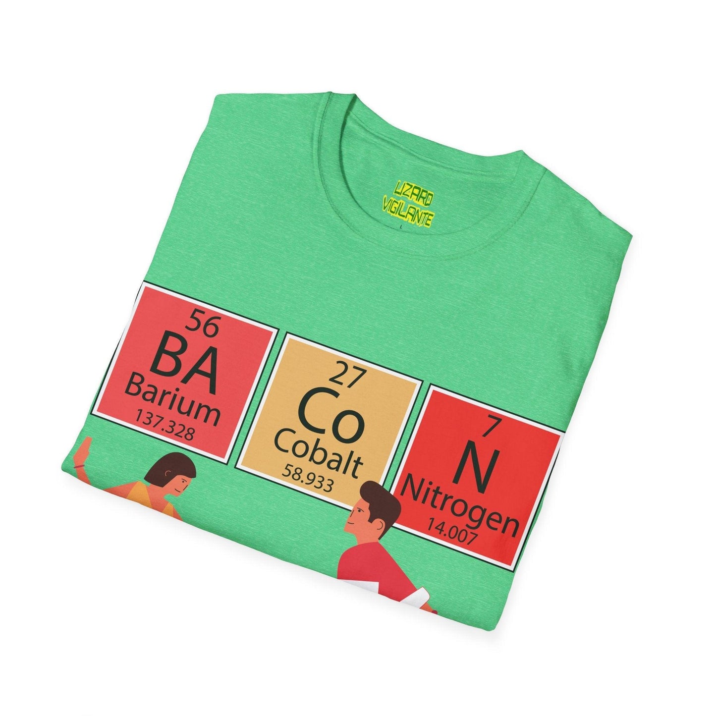 Happy About BACON Unisex Softstyle T-Shirt - Lizard Vigilante