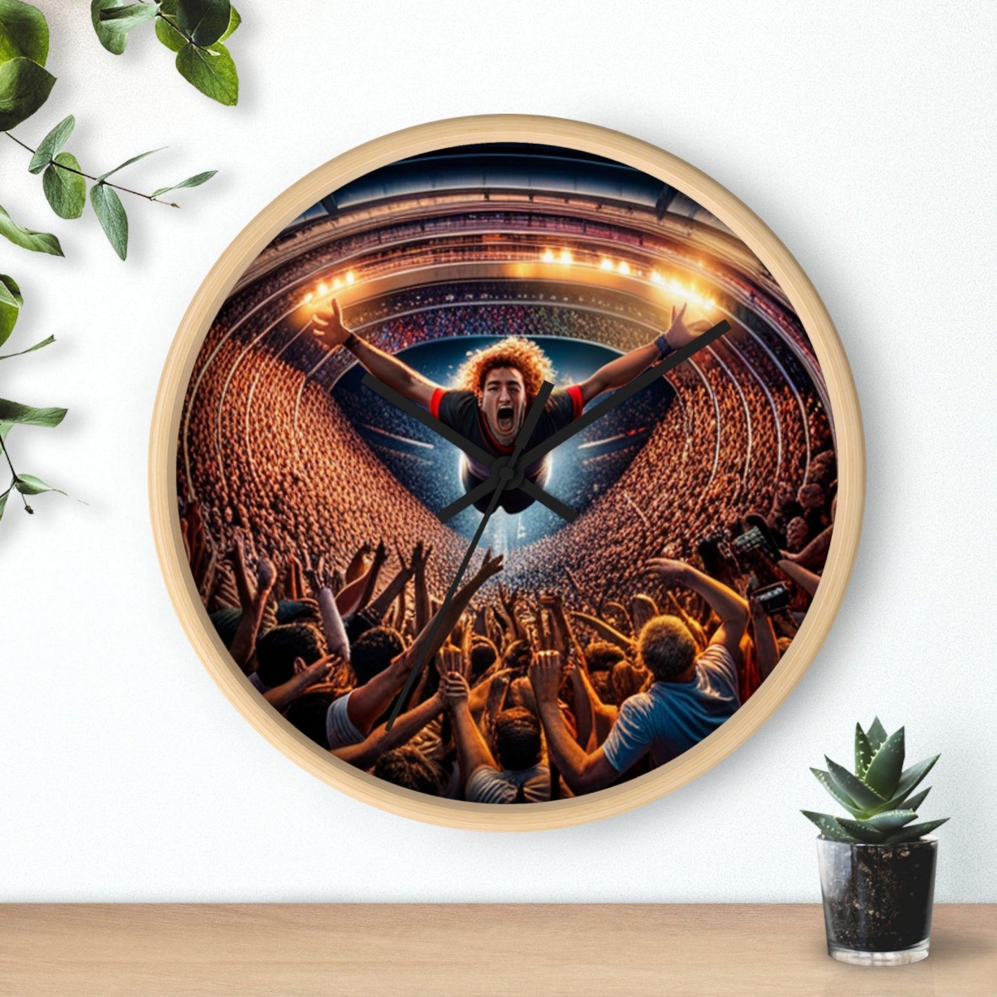 Concert Bliss Wall Clock - Lizard Vigilante