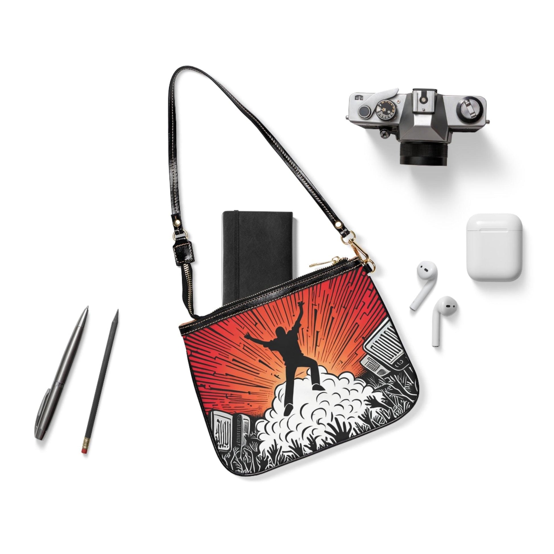 Metal Concert Small Shoulder Bag - Lizard Vigilante