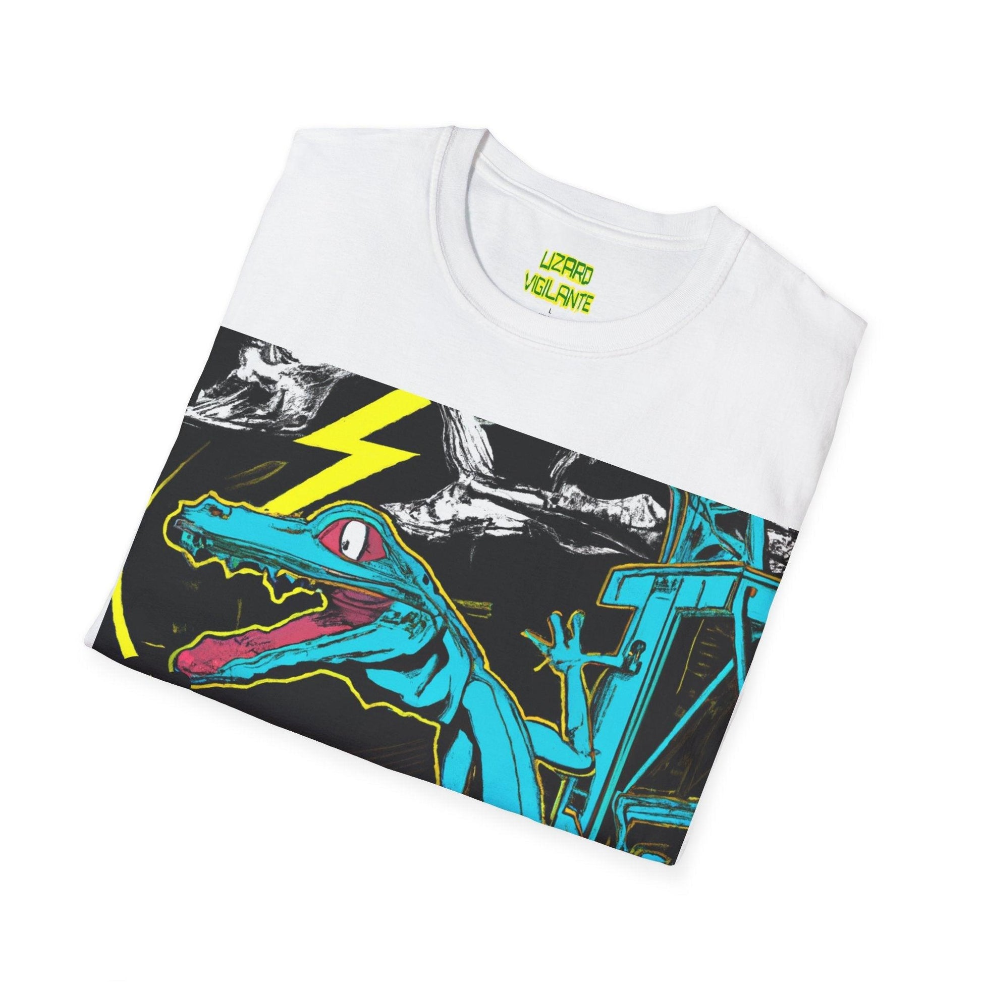 Lizard Vigilante Cens Unisex Softstyle T-Shirt - Lizard Vigilante