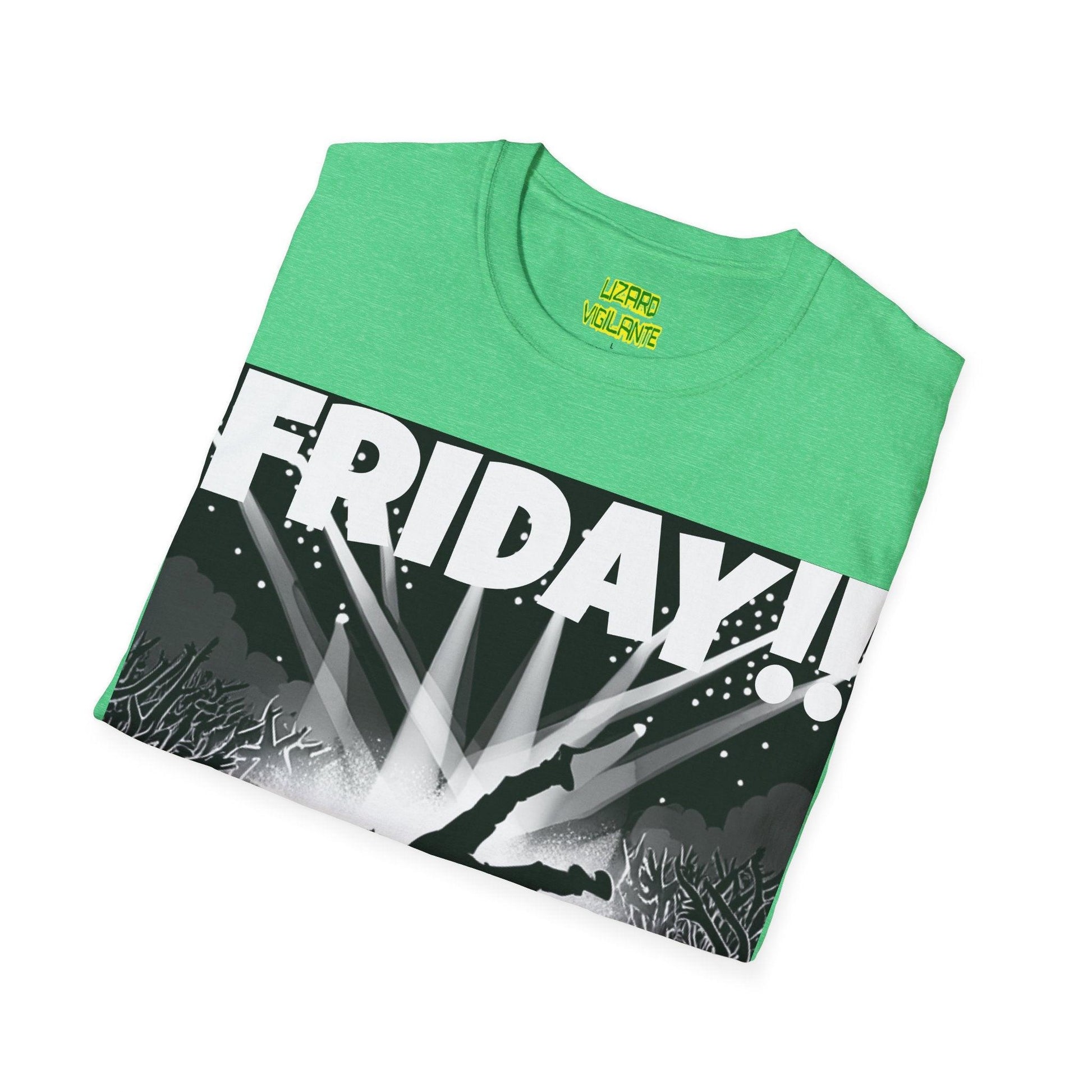 FRIDAY!! Unisex Softstyle T-Shirt in COLORS - Lizard Vigilante