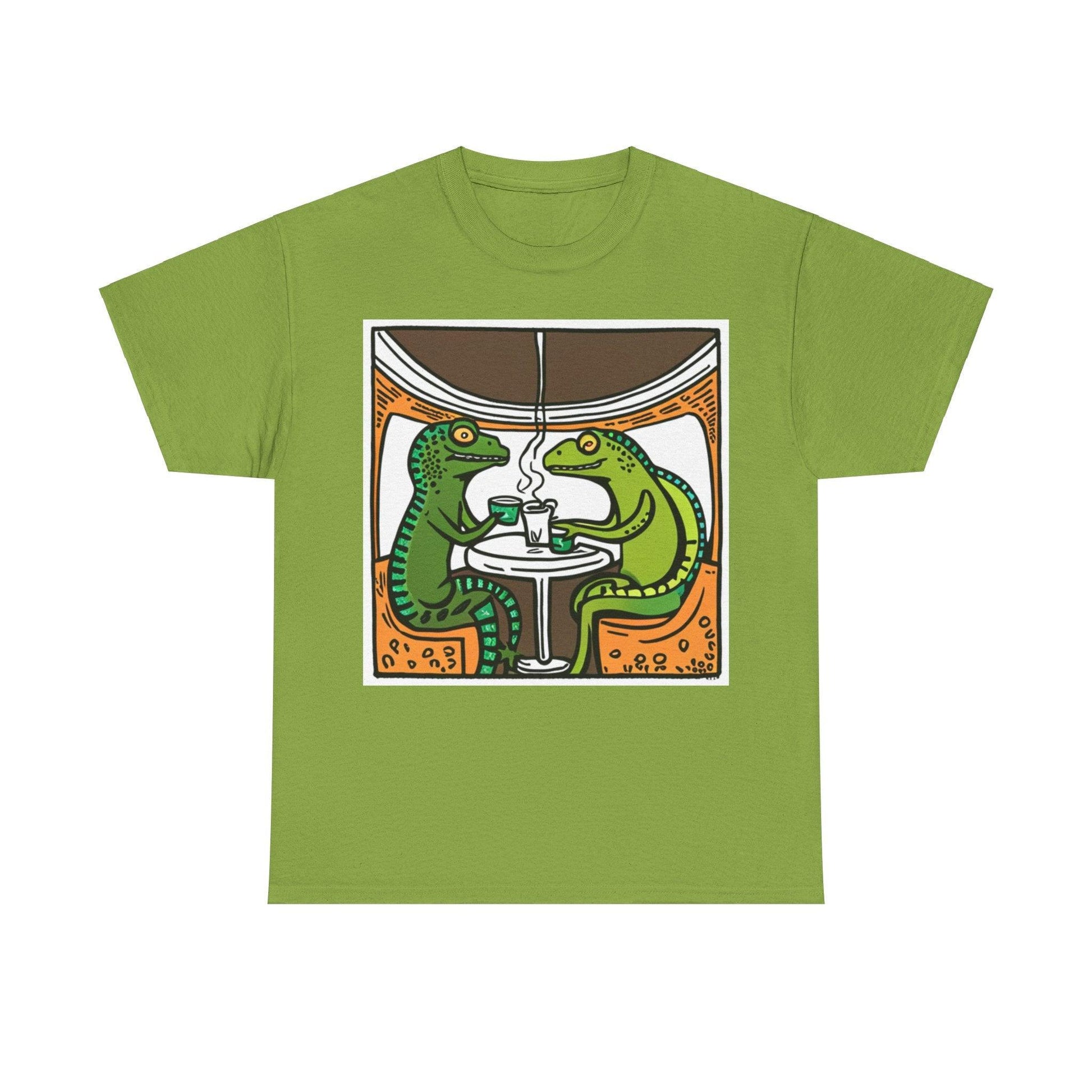 HQ Coffee Brk Unisex Heavy Cotton Tee - Lizard Vigilante