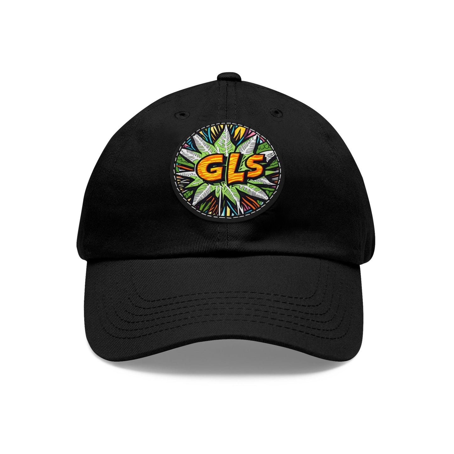 GreenLeaf Silo "GLS" Dad Hat with Leather Patch (Round) - Lizard Vigilante