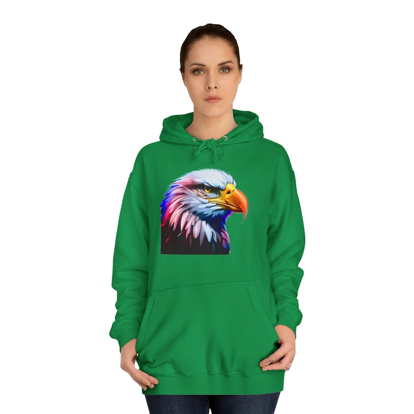 American Profile Unisex College Hoodie - Lizard Vigilante