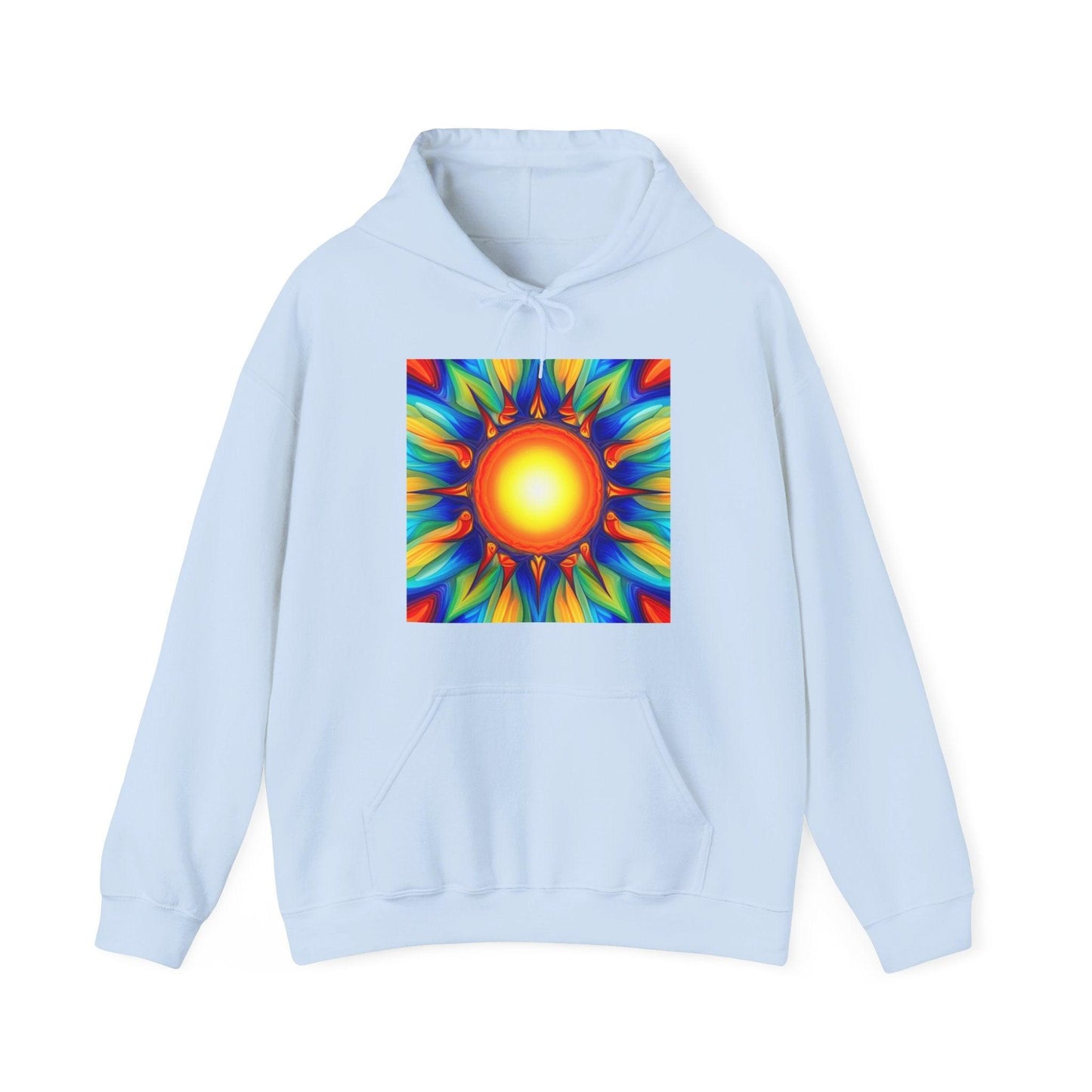 Psychedelic Sun Unisex Heavy Blend™ Hooded Sweatshirt - Lizard Vigilante