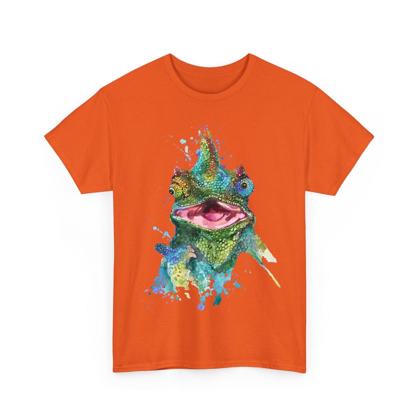 Wild Lizard Graphic Unisex Heavy Cotton Tee - Premium T-Shirt from Printify - Just $15.13! Shop now at Lizard Vigilante