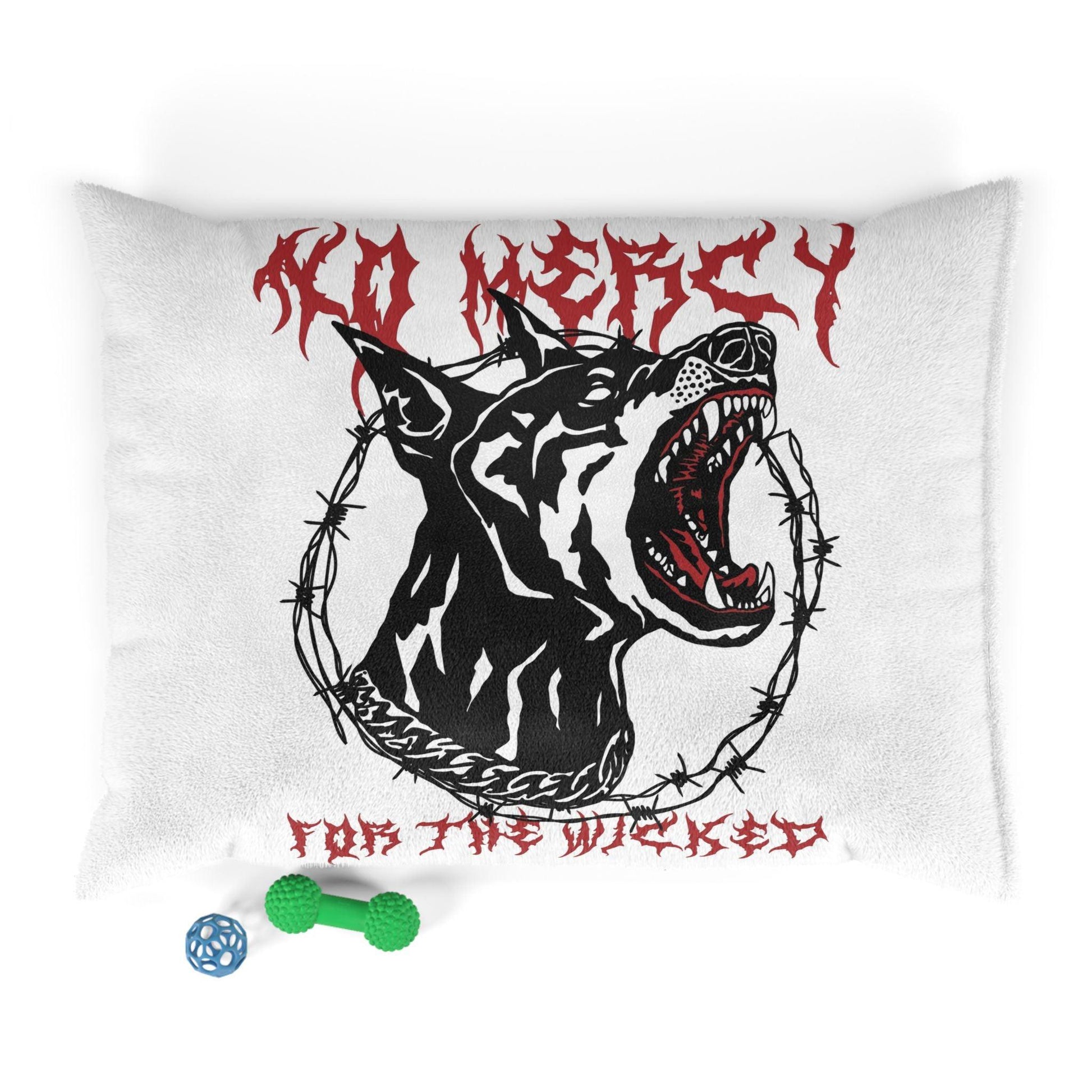 No Mercy For The Wicked Pet Bed - Premium Pets from Printify - Just $50.99! Shop now at Lizard Vigilante