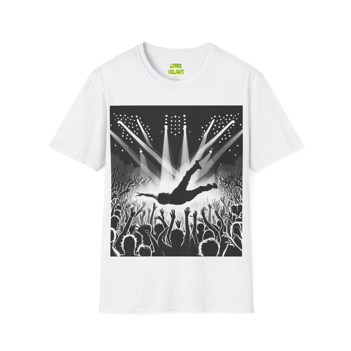 Crowd Surf Unisex Softstyle T-Shirt - Lizard Vigilante