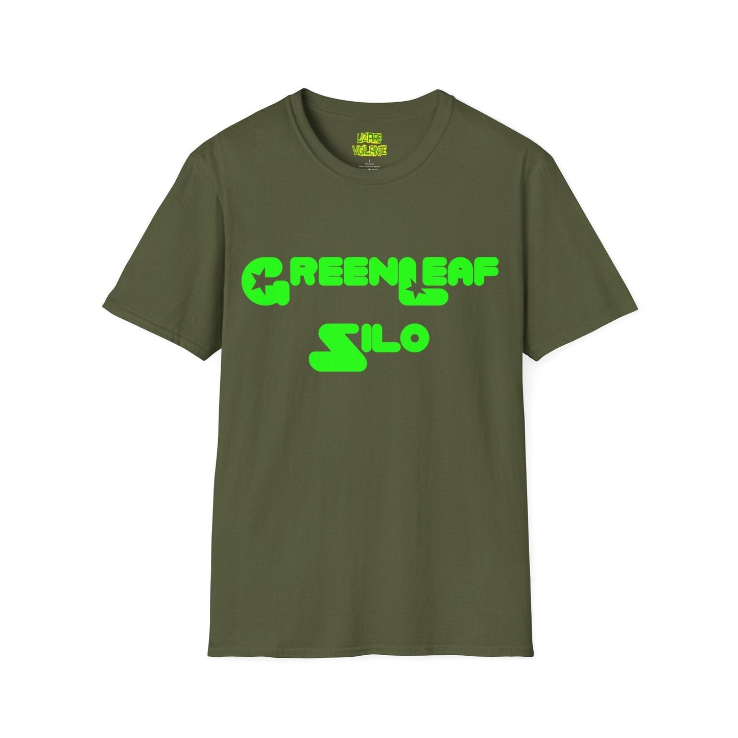 GreenLeaf Silo Starfont Unisex Softstyle T-Shirt - Lizard Vigilante