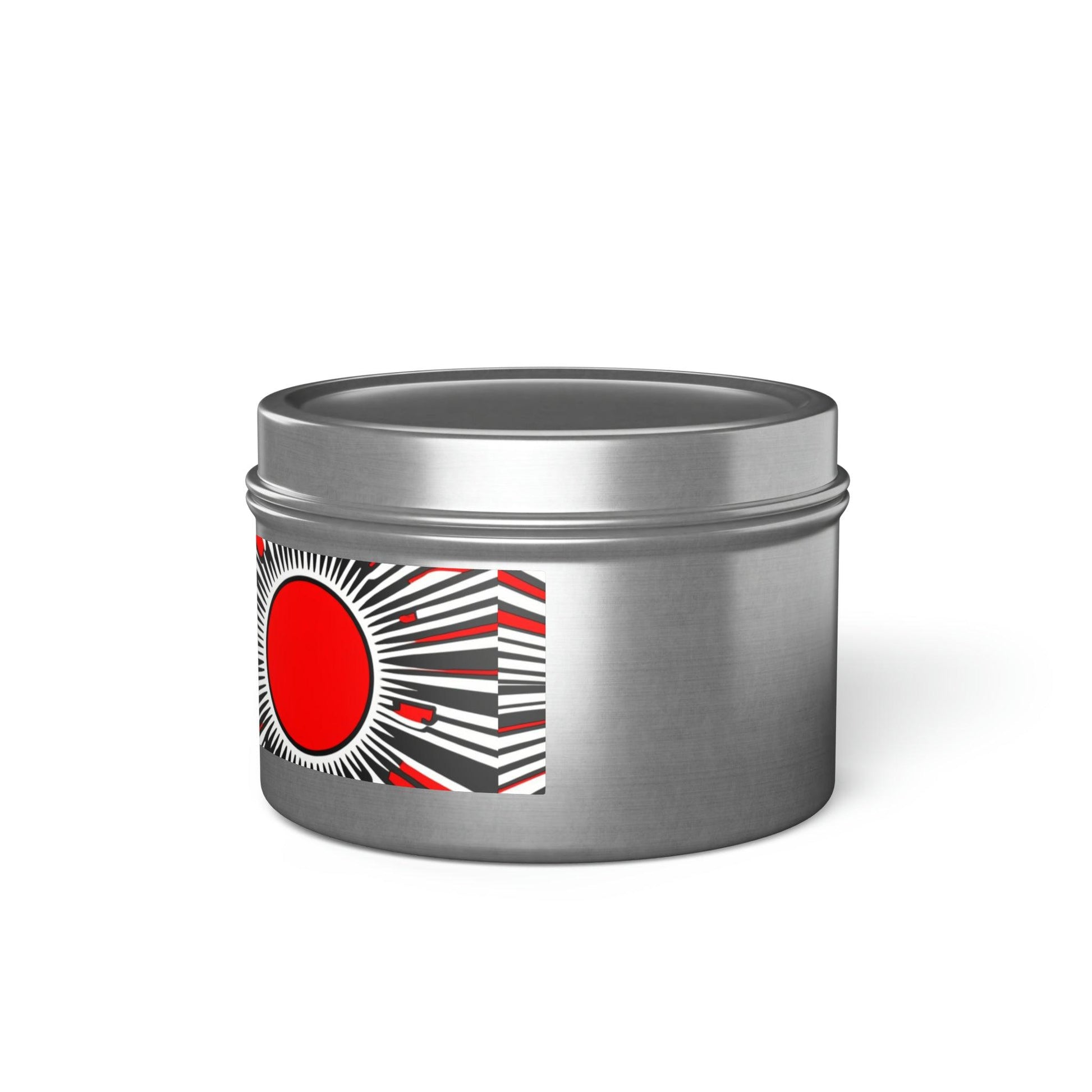 Red Circ Tin Candles - Lizard Vigilante