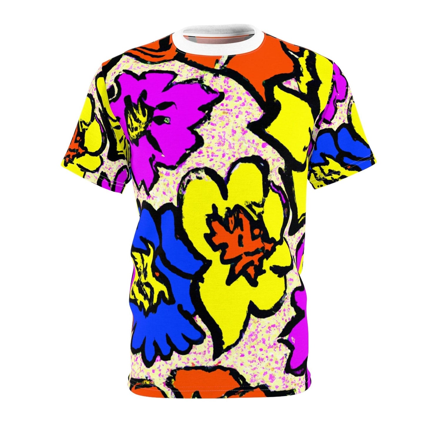 Flowered Unisex Tee - Lizard Vigilante