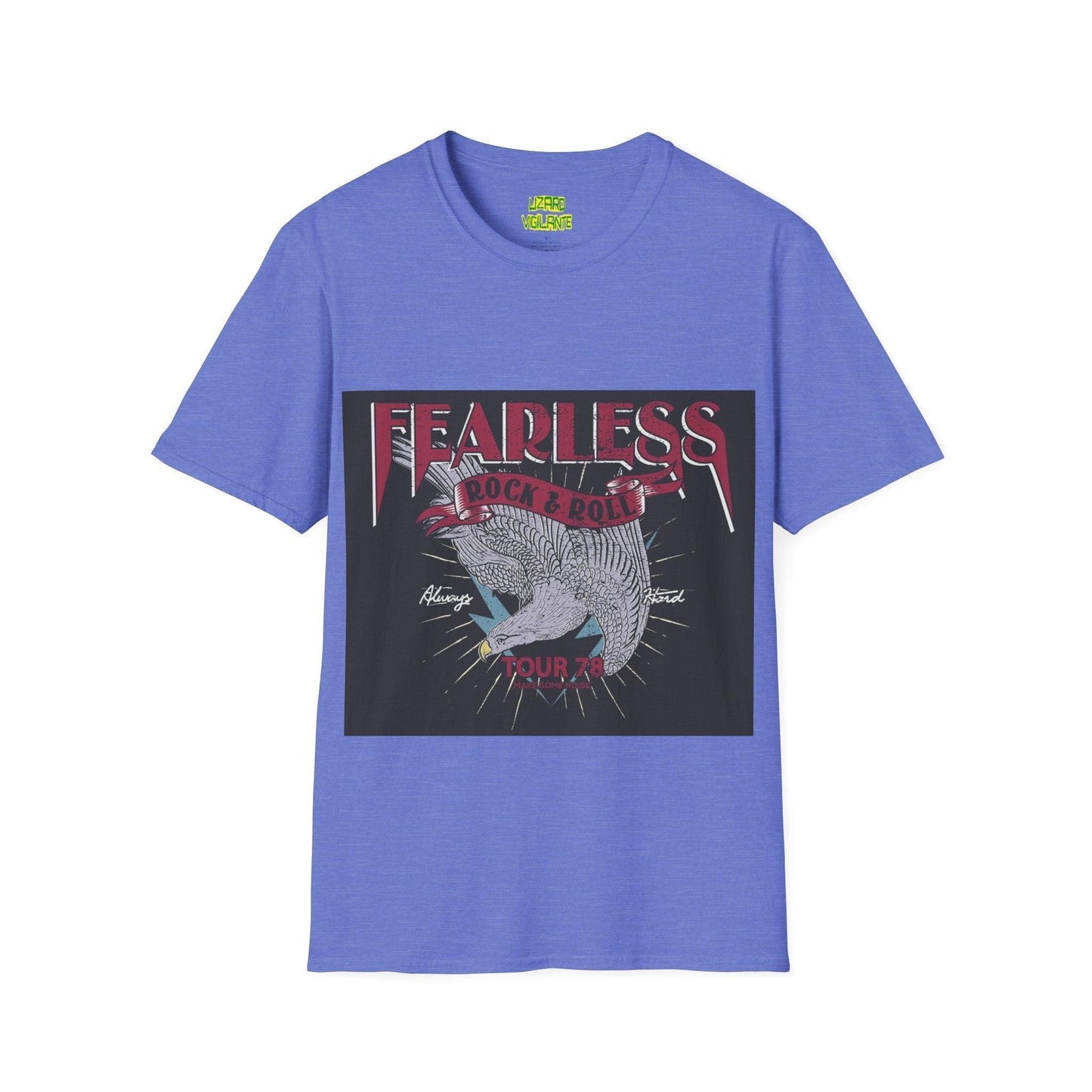 Fearless Rock & Roll Unisex Softstyle T-Shirt - Lizard Vigilante