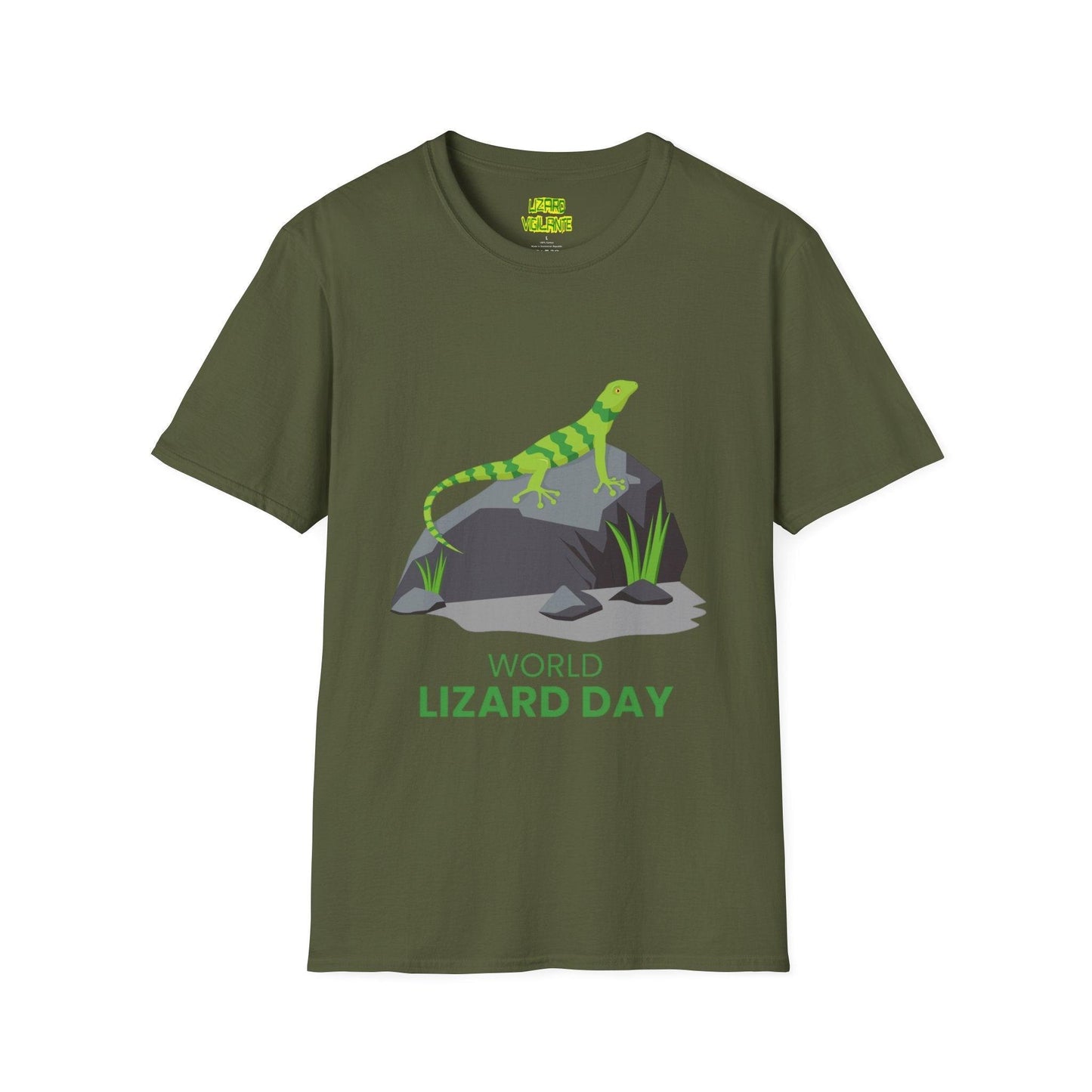 World Lizard Day Unisex Softstyle T-Shirt - Lizard Vigilante