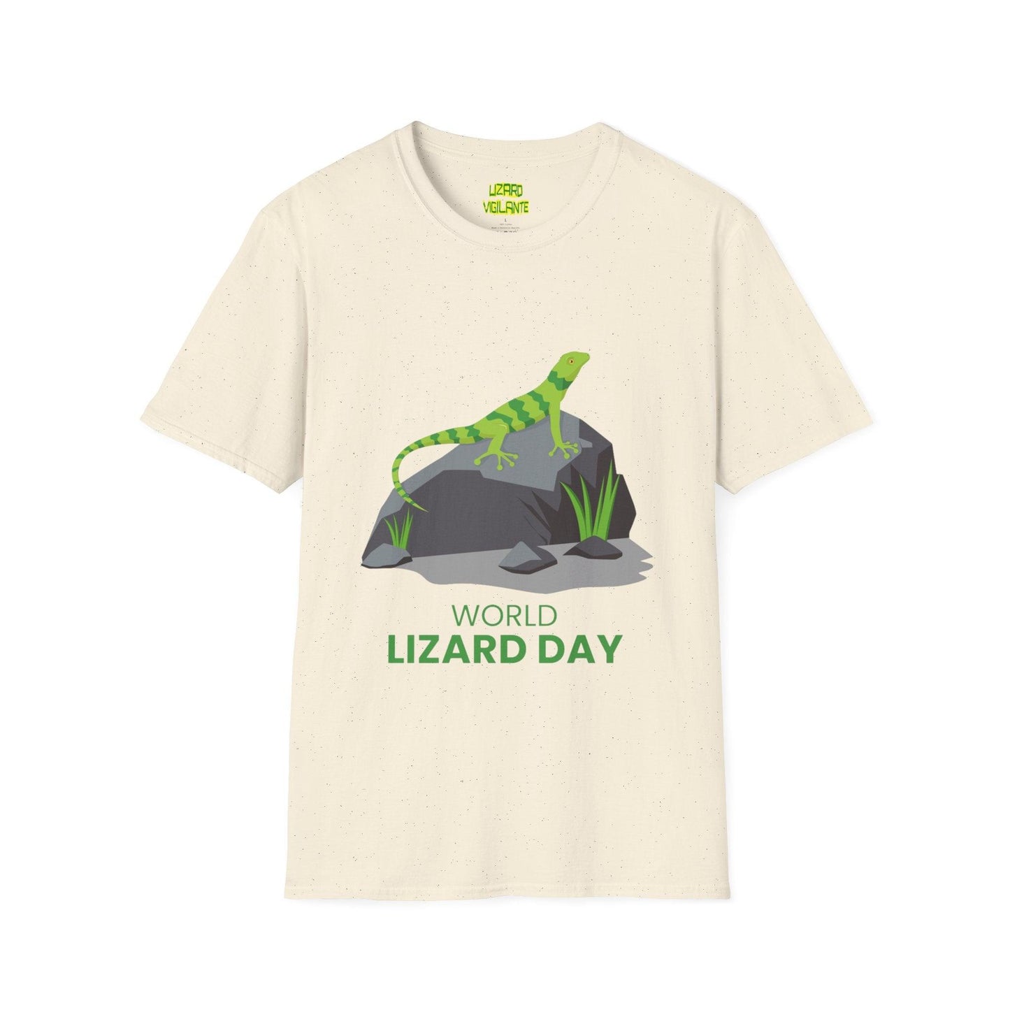 World Lizard Day Unisex Softstyle T-Shirt - Lizard Vigilante