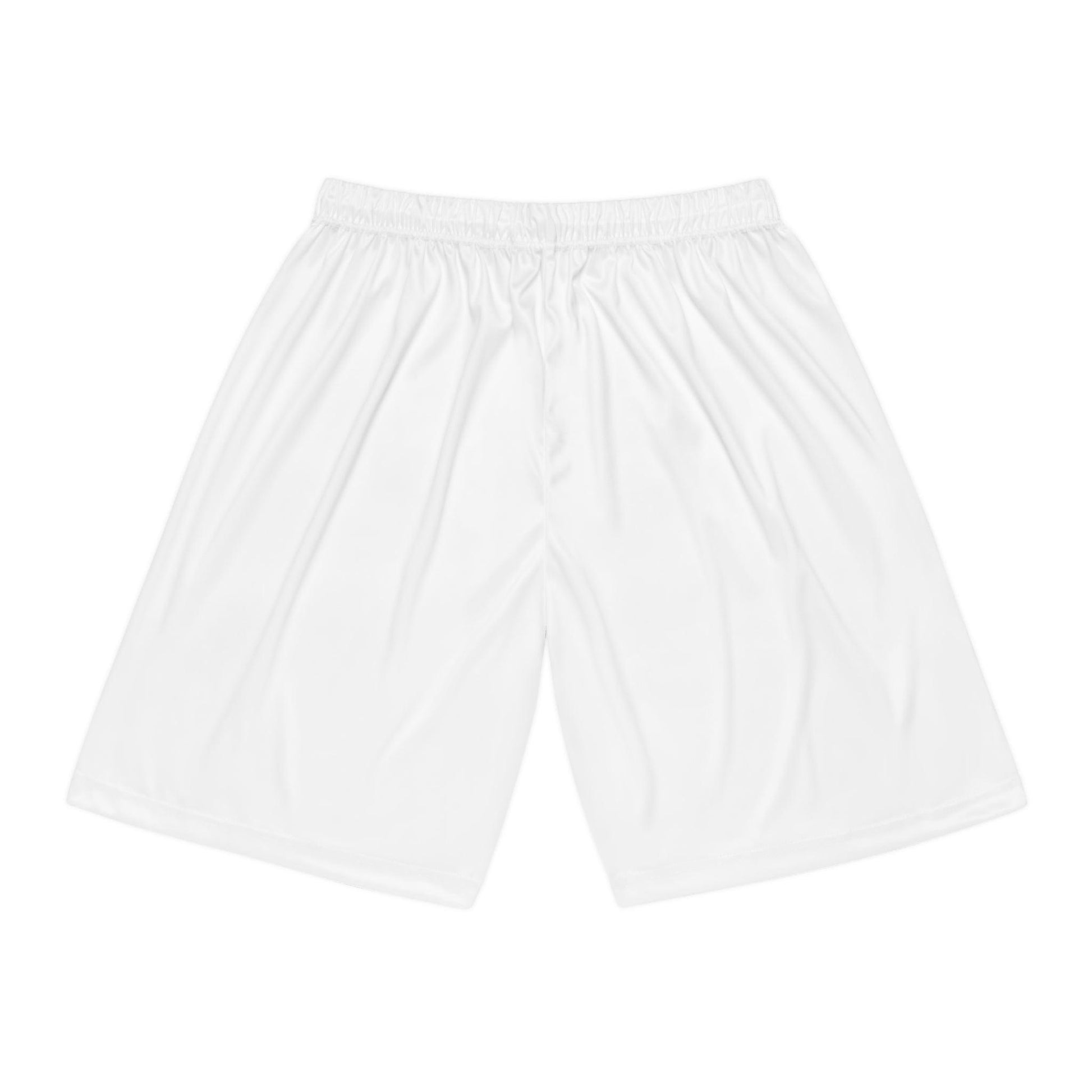 Basketball Shorts - White - Lizard Vigilante