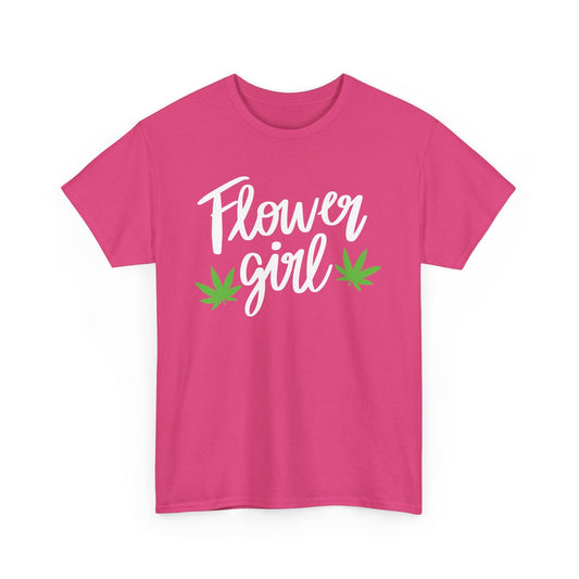 Flower Girl Marijuana Leaf T-Shirt