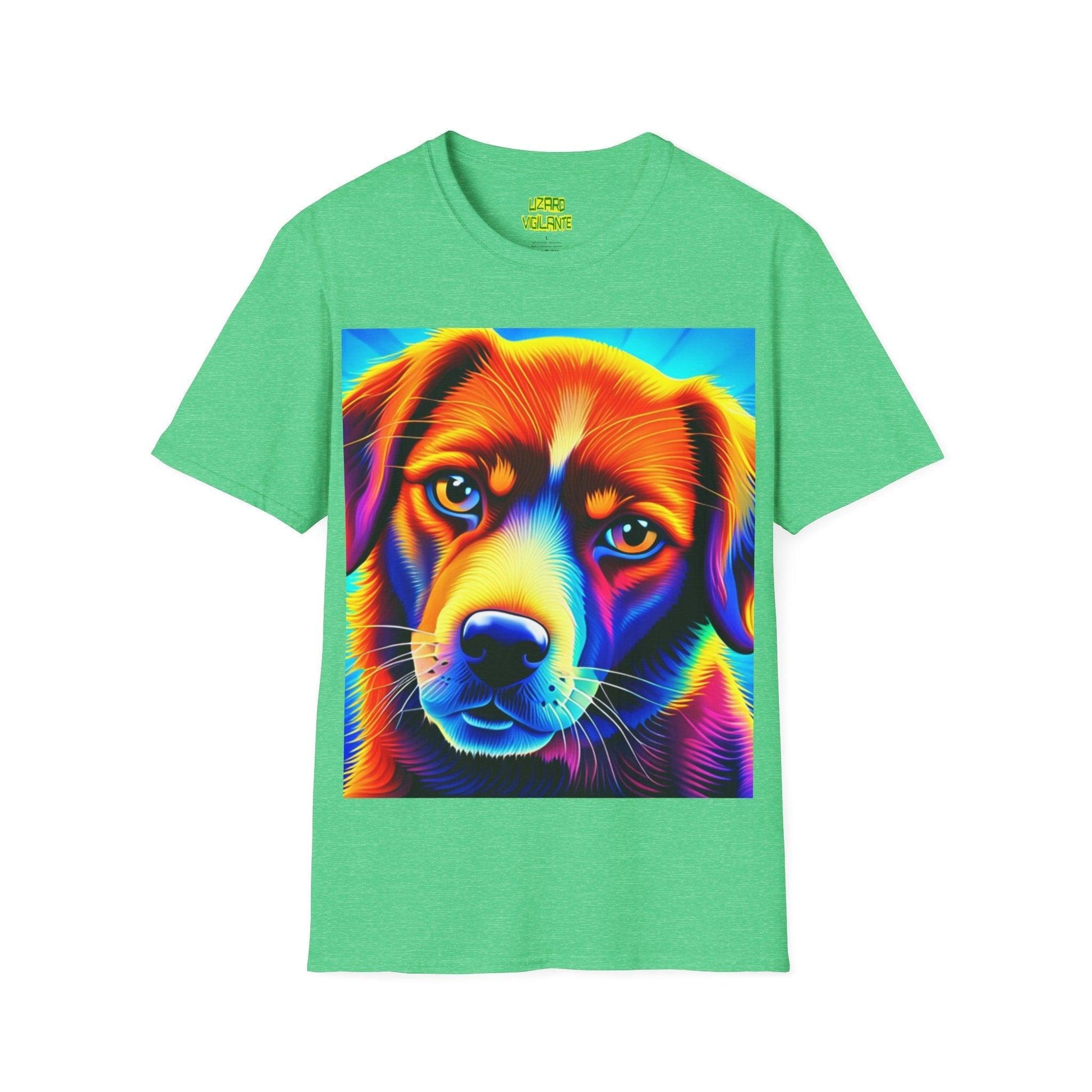 Prism Dog Unisex Softstyle T-Shirt - Lizard Vigilante