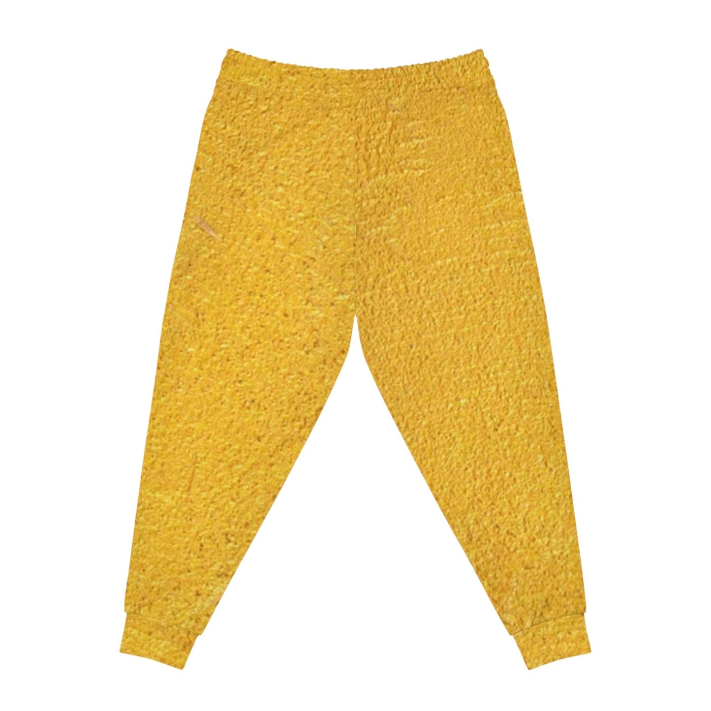 Faux Gold Cloth Athletic Joggers - Lizard Vigilante