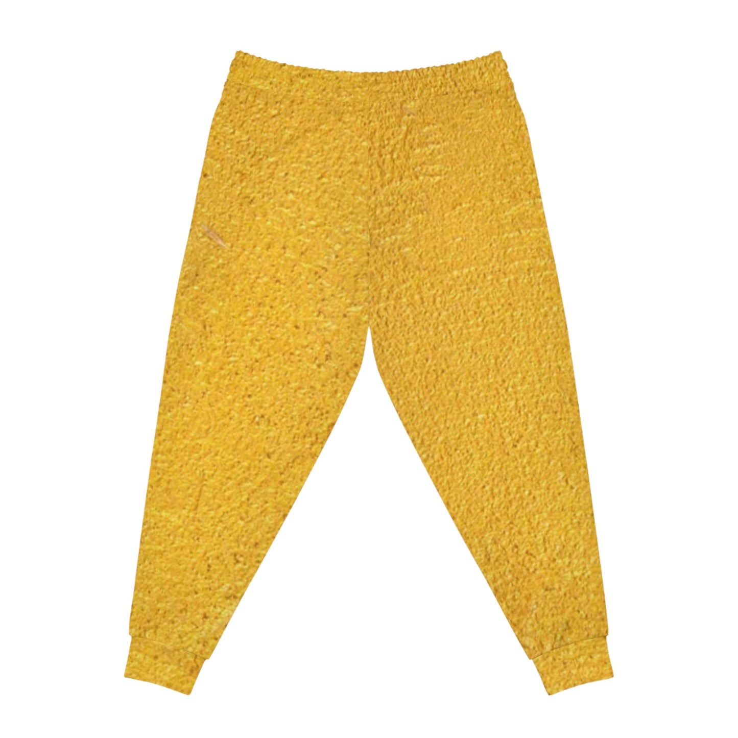 Faux Gold Cloth Athletic Joggers - Lizard Vigilante