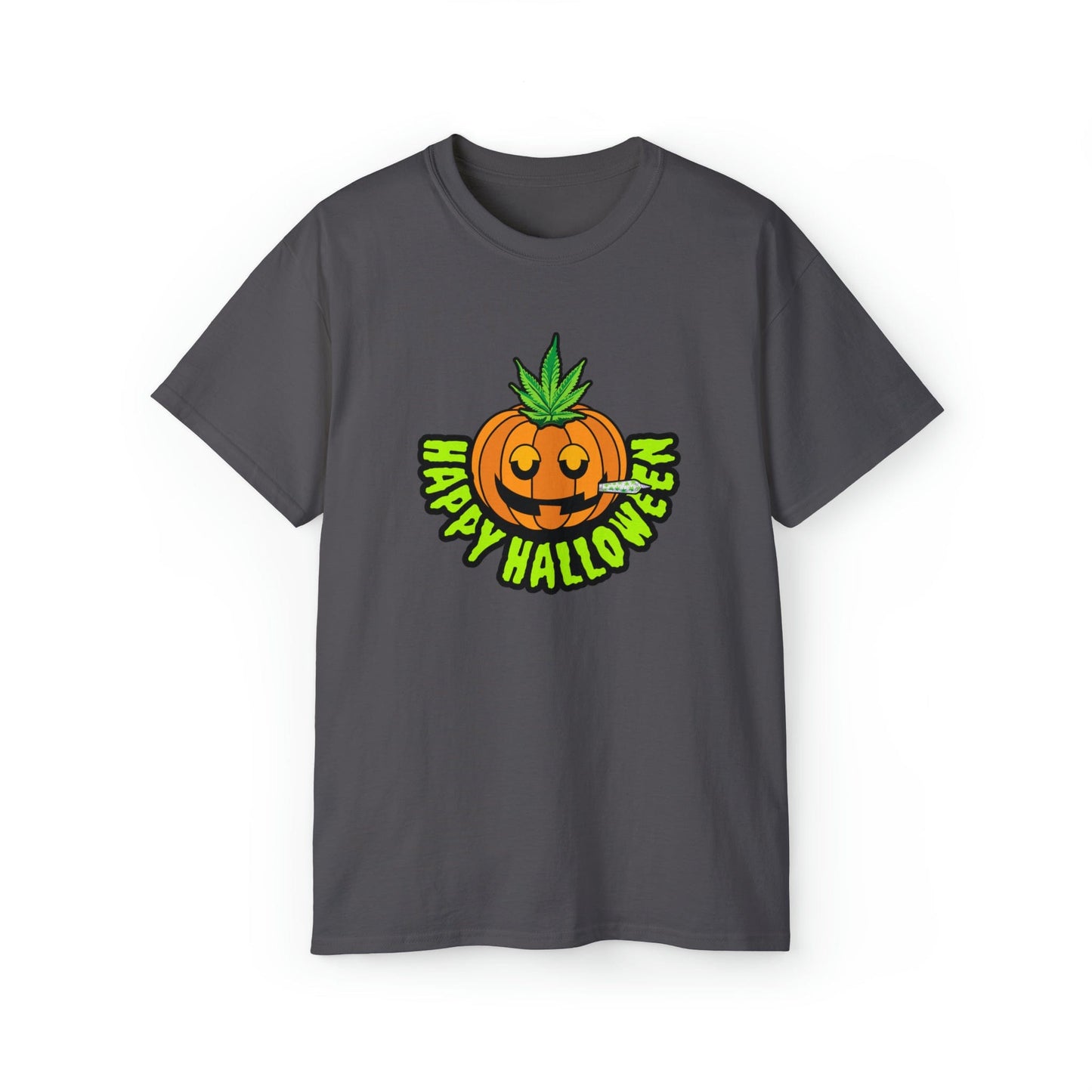 Happy Halloween Pumpkin Stoner Weed Shirt