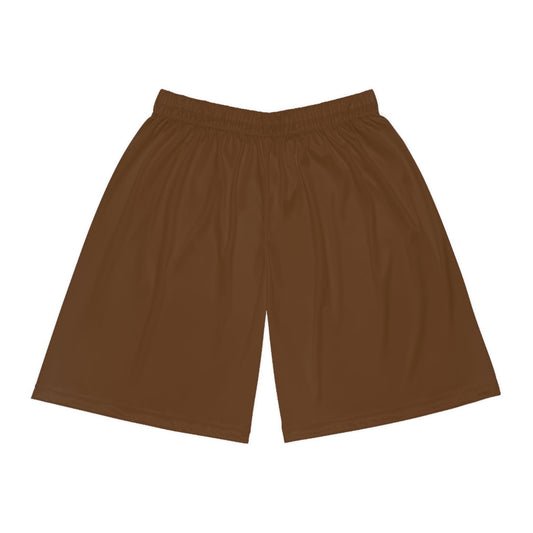 Basketball Shorts - Brown - Lizard Vigilante