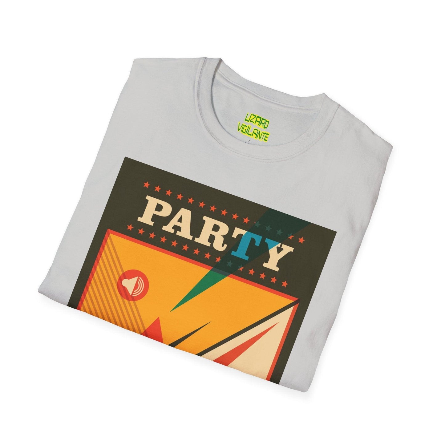 Party Car Graphic Unisex Softstyle T-Shirt - Lizard Vigilante