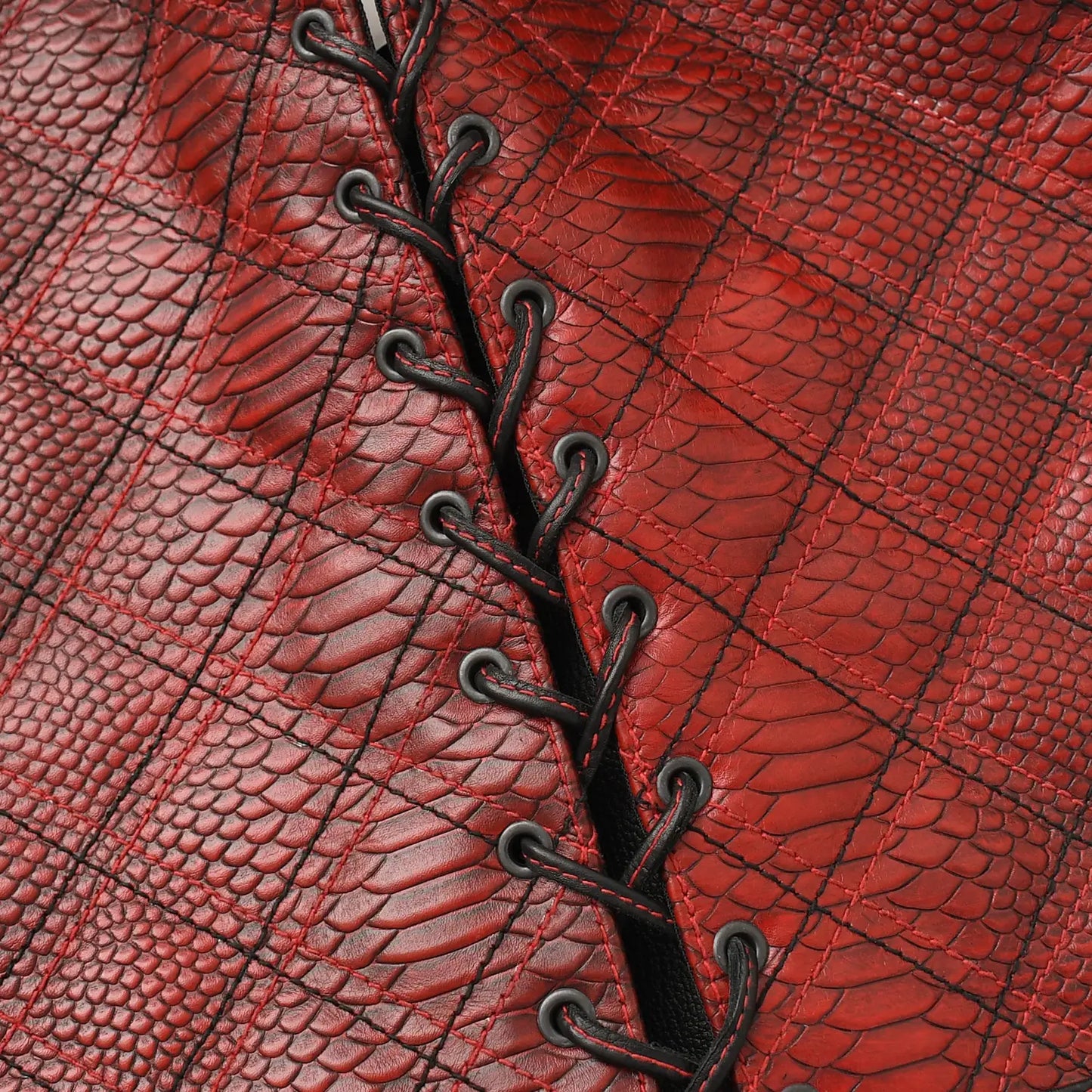 Kingsnake Men’s Motorcycle Leather Vest