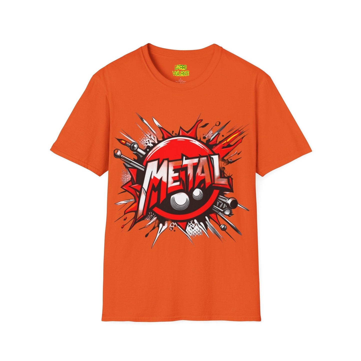 Metal Balls Unisex Softstyle T-Shirt - Lizard Vigilante