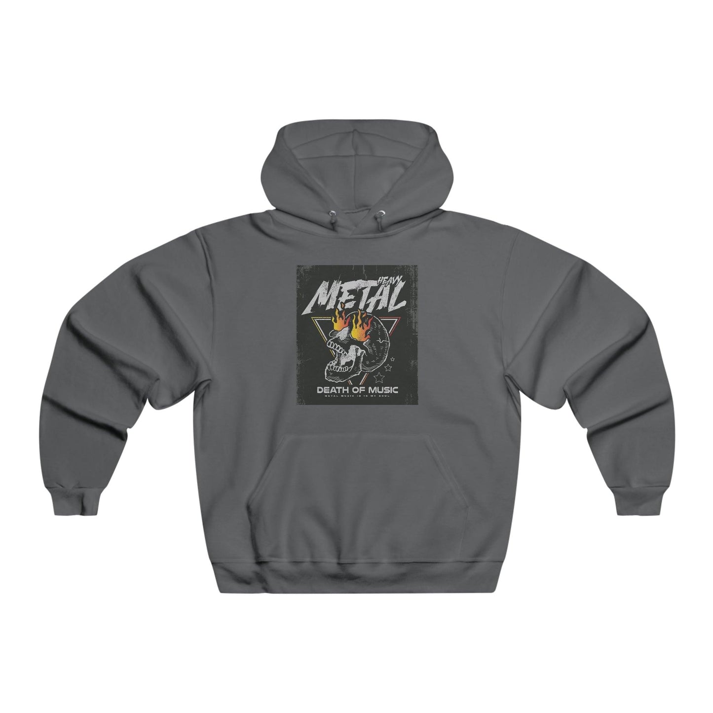 Heavy Metal Death Of Music Men's NUBLEND® Hooded Sweatshirt - Lizard Vigilante