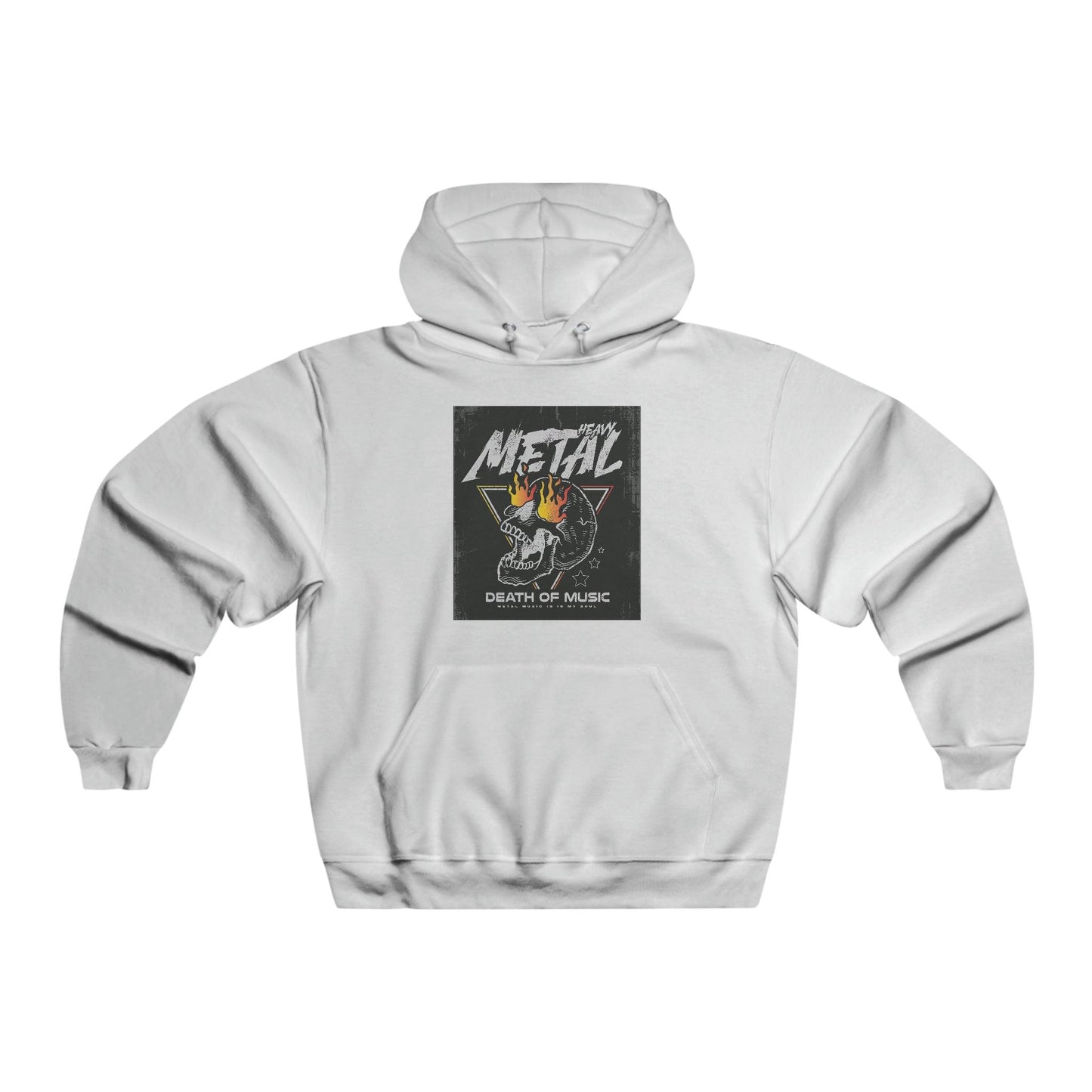 Heavy Metal Death Of Music Men's NUBLEND® Hooded Sweatshirt - Lizard Vigilante