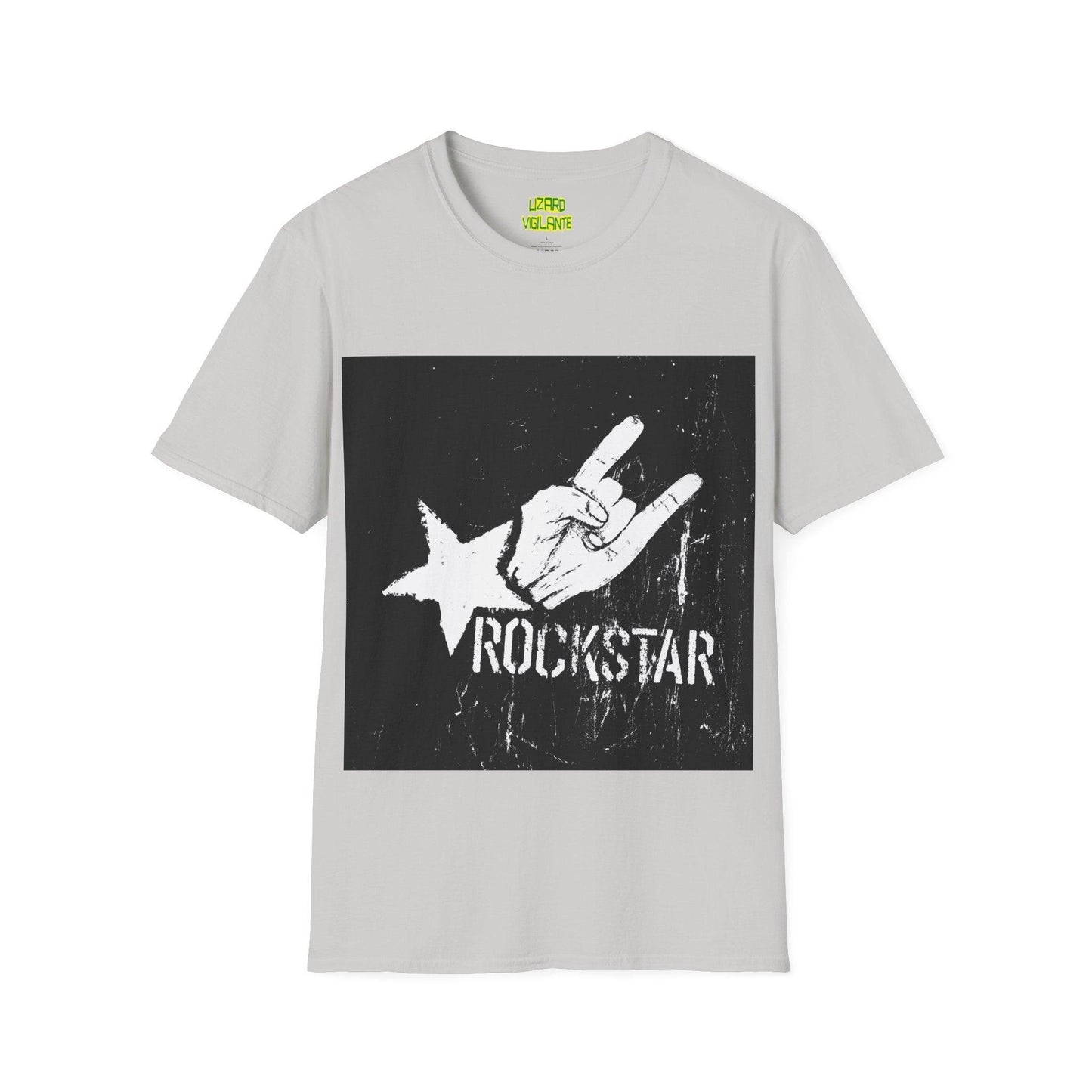 Rockstar Hand Sign Unisex Softstyle T-Shirt - Lizard Vigilante