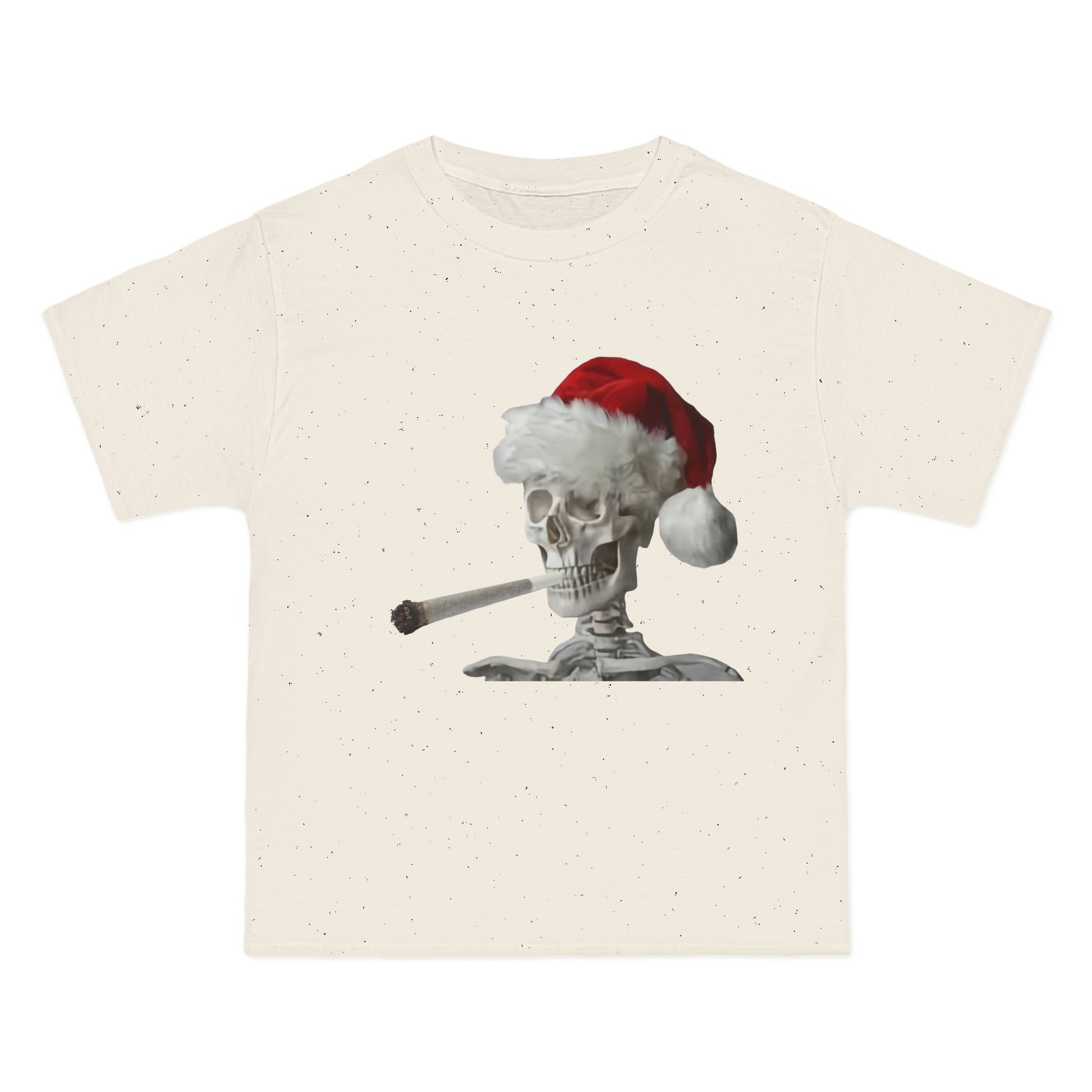 Skeleton Santa TOKES Beefy-T® Short-Sleeve T-Shirt RELAXED Fit 100% Cotton - Lizard Vigilante