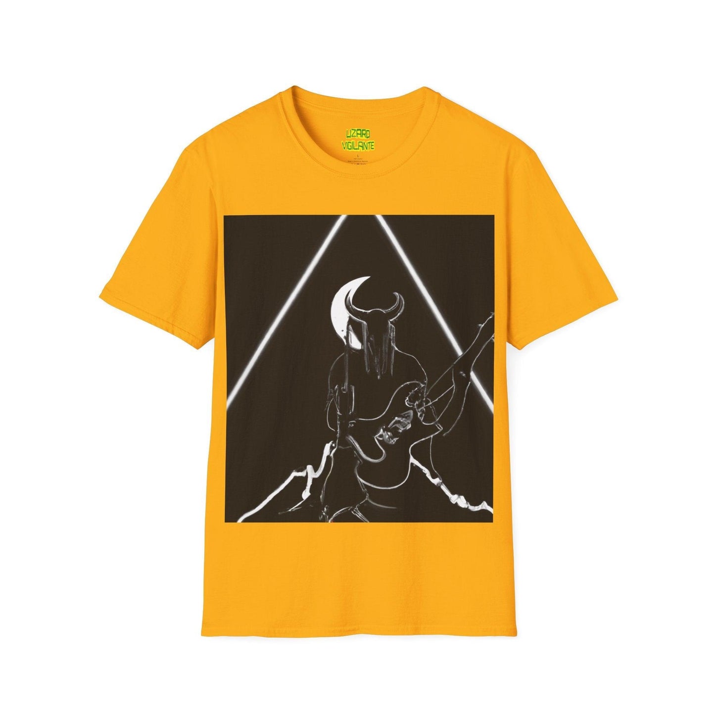 Lord Satan Mountain Moonlight Unisex Softstyle T-Shirt - Lizard Vigilante