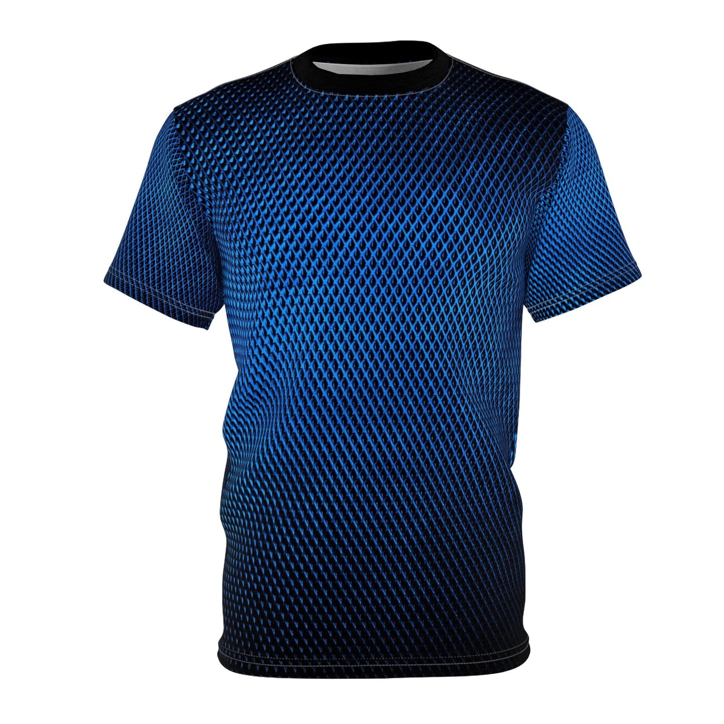 Blue Shadow Unisex Cut & Sew Tee (AOP) - Lizard Vigilante