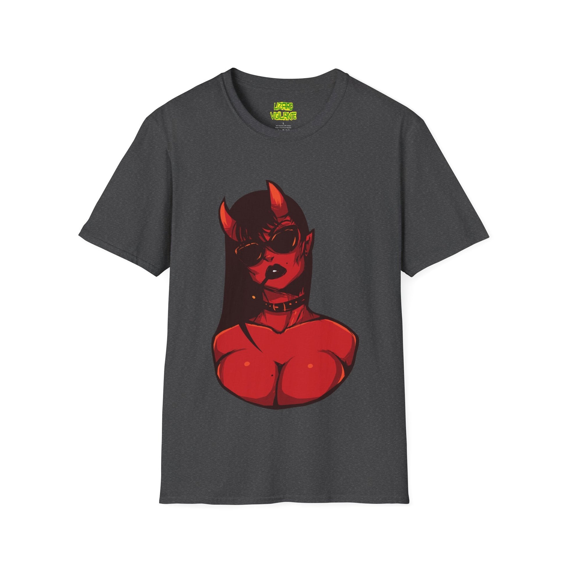 Horned Babe Unisex Softstyle T-Shirt - Premium T-Shirt from Printify - Just $26.63! Shop now at Lizard Vigilante
