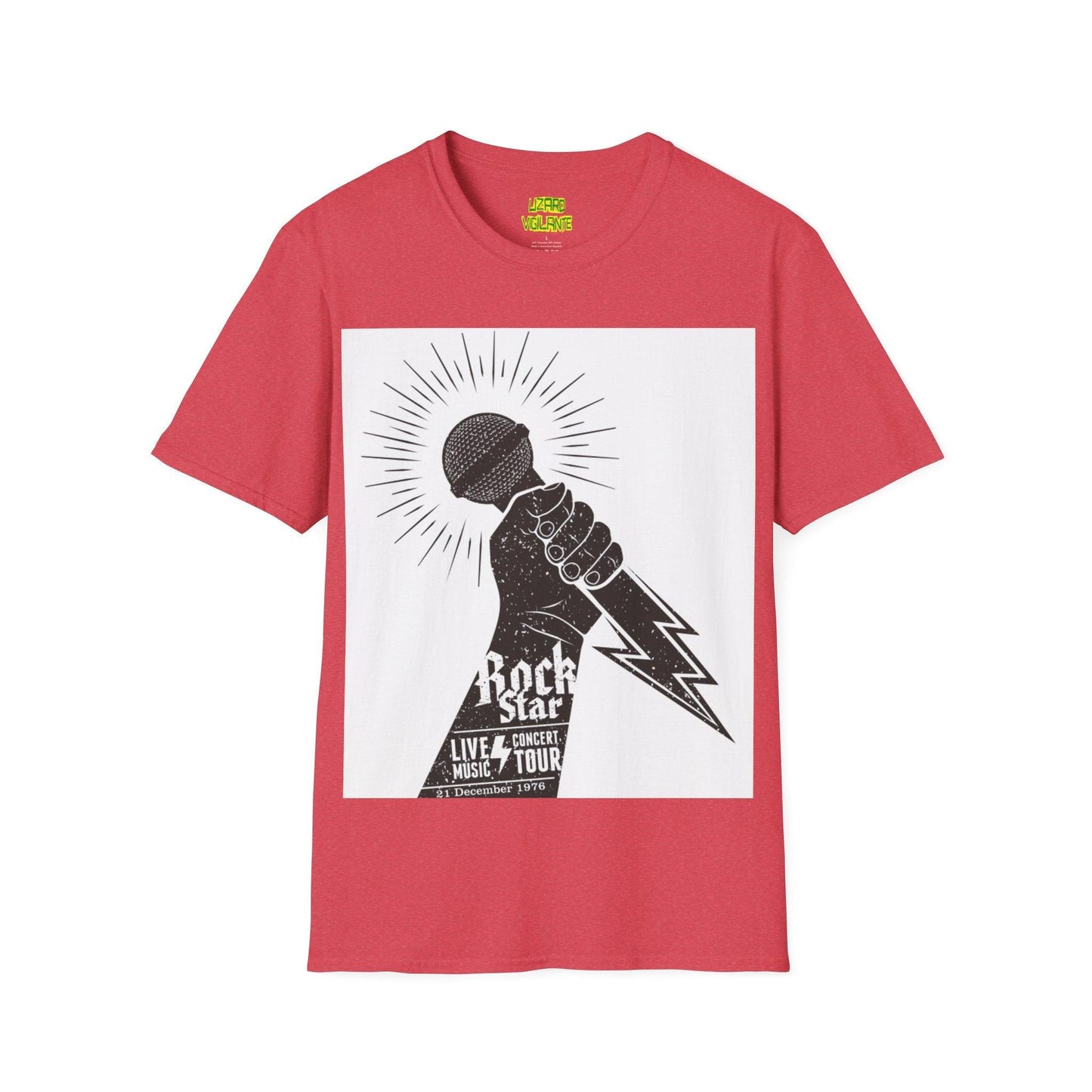 Rock Star Live Unisex Softstyle T-Shirt - Lizard Vigilante