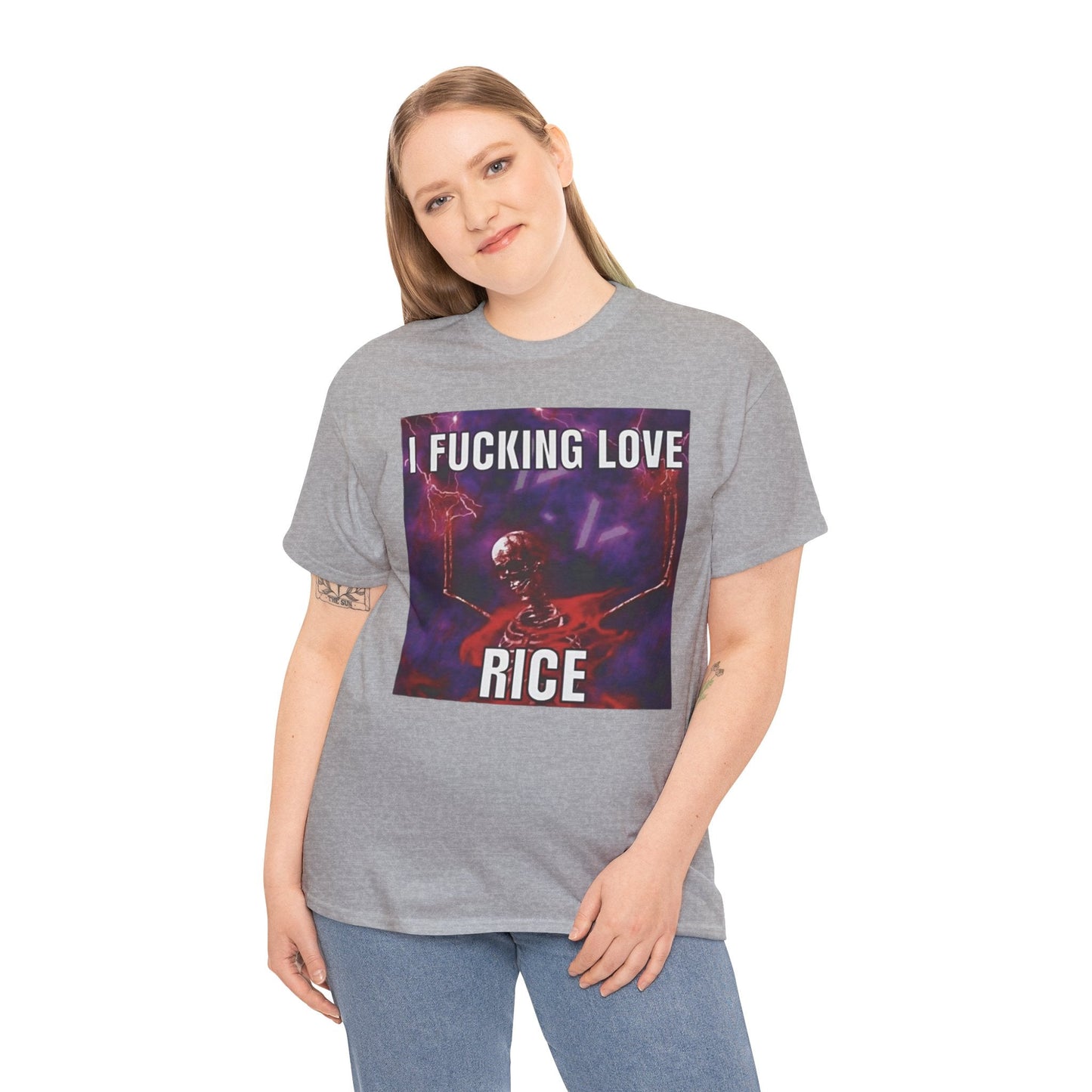 I Fucking Love Rice Meme Shirt – Funny Food Humor T-Shirt