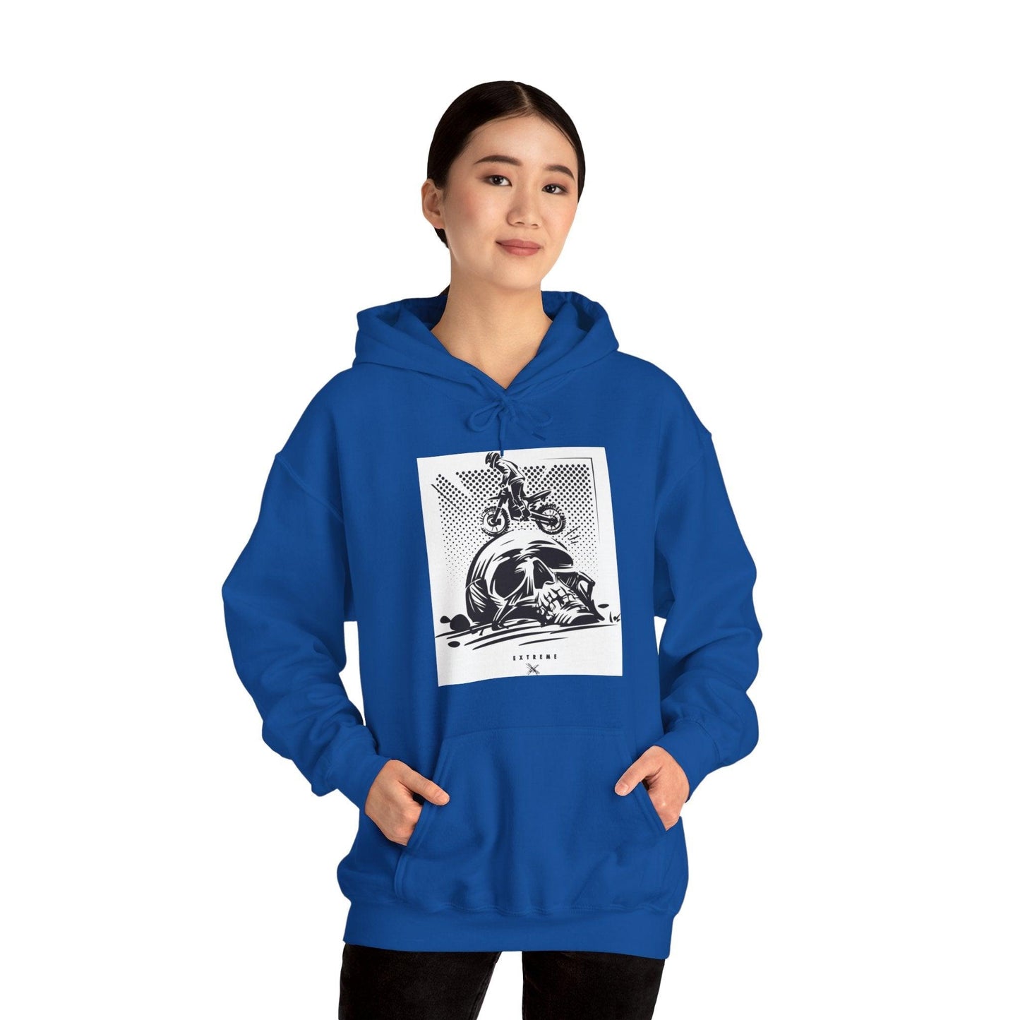 Off Road Skull Unisex Heavy Blend™ Hooded Sweatshirt - Lizard Vigilante