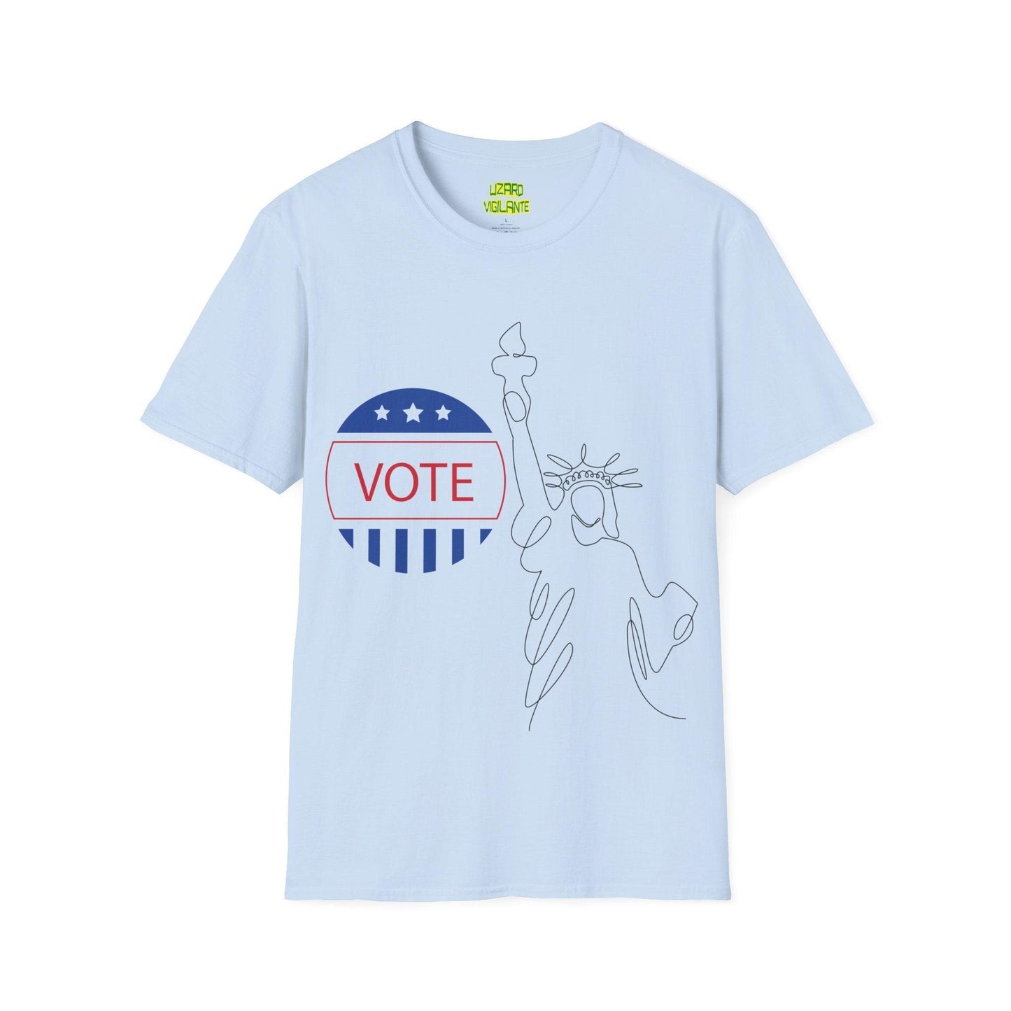 VOTE Liberty Unisex Softstyle T-Shirt - Lizard Vigilante