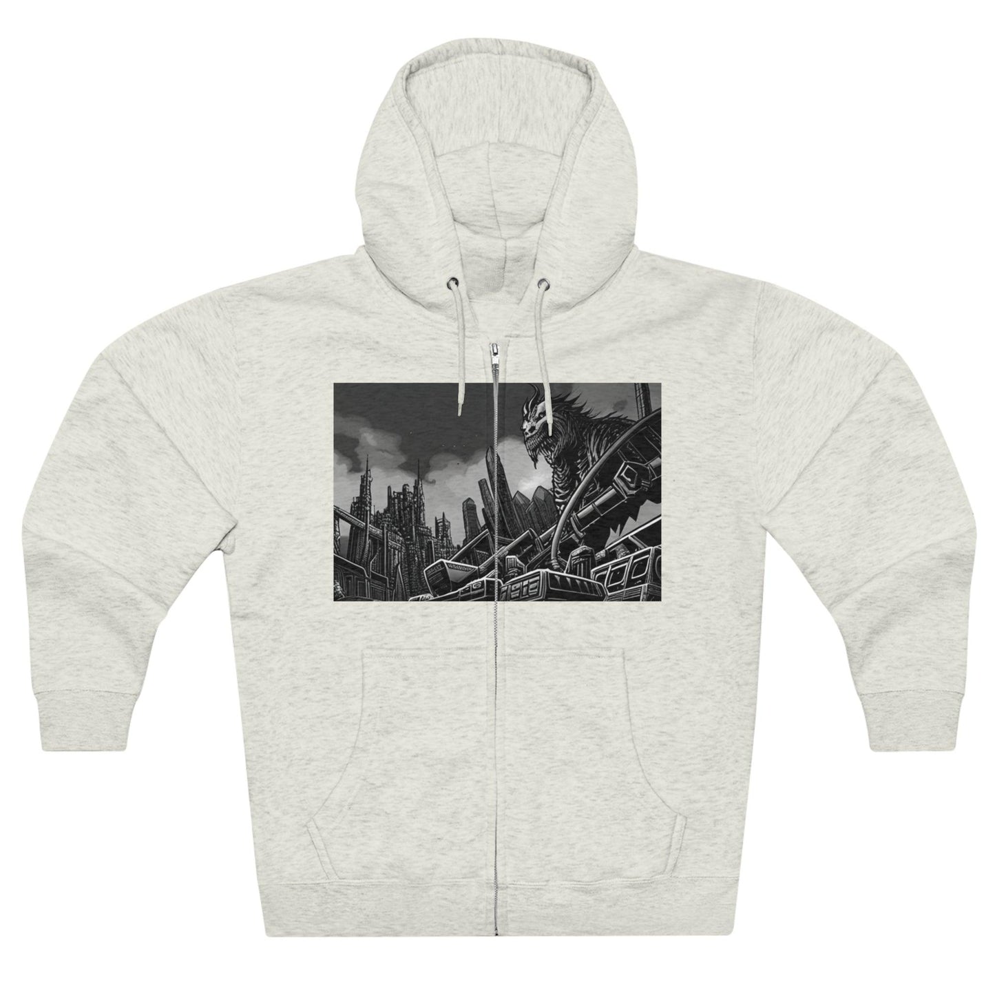 Monst Unisex Premium Full Zip Hoodie - Lizard Vigilante