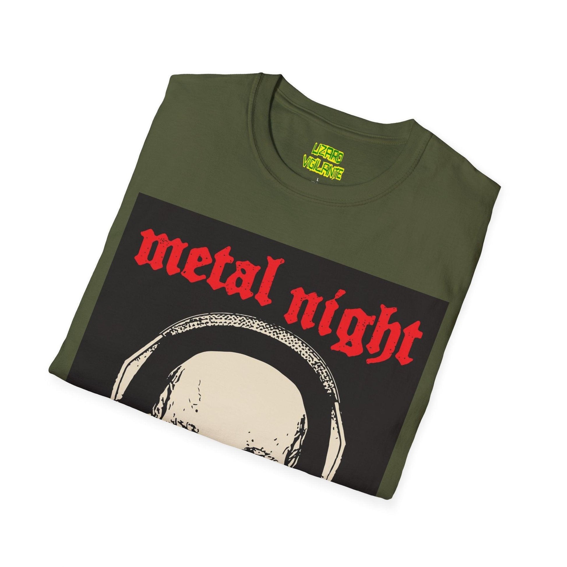 METAL NIGHT Unisex Softstyle T-Shirt - Lizard Vigilante