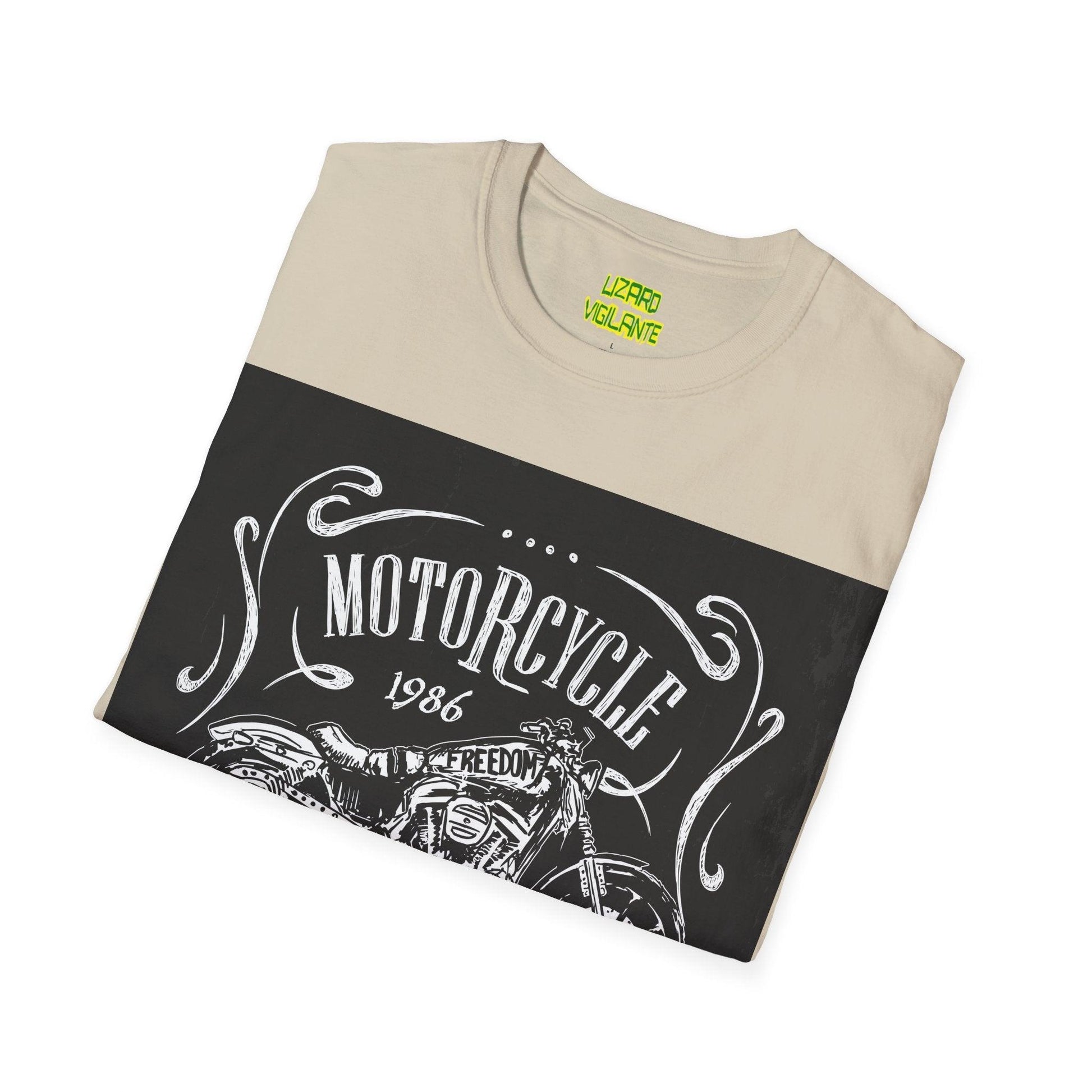 Motorcycle Lover Unisex Softstyle T-Shirt - Lizard Vigilante