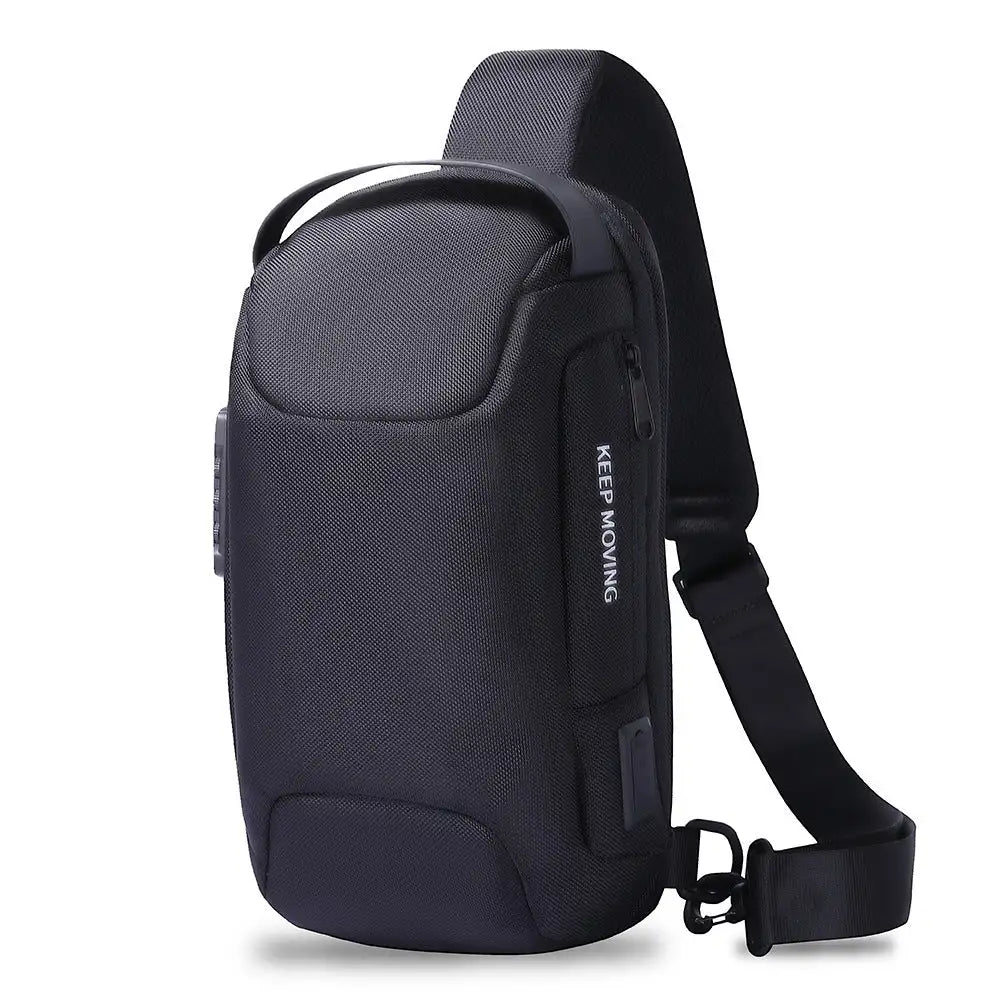 Men's Single Shoulder Bag for Summer, Cool Looking Waterproof Bag