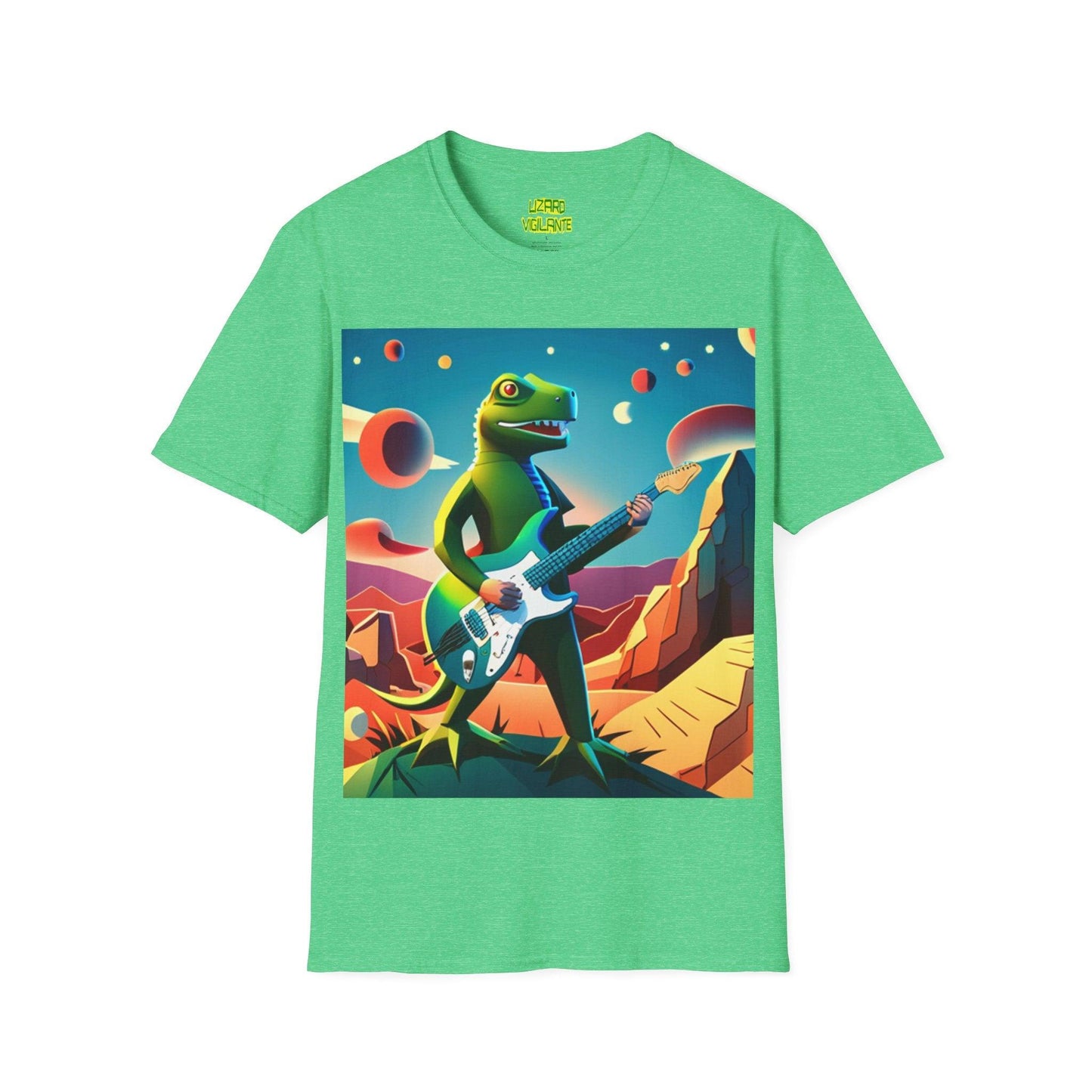 Lizard Vigilante Strats Unisex Softstyle T-Shirt - Lizard Vigilante