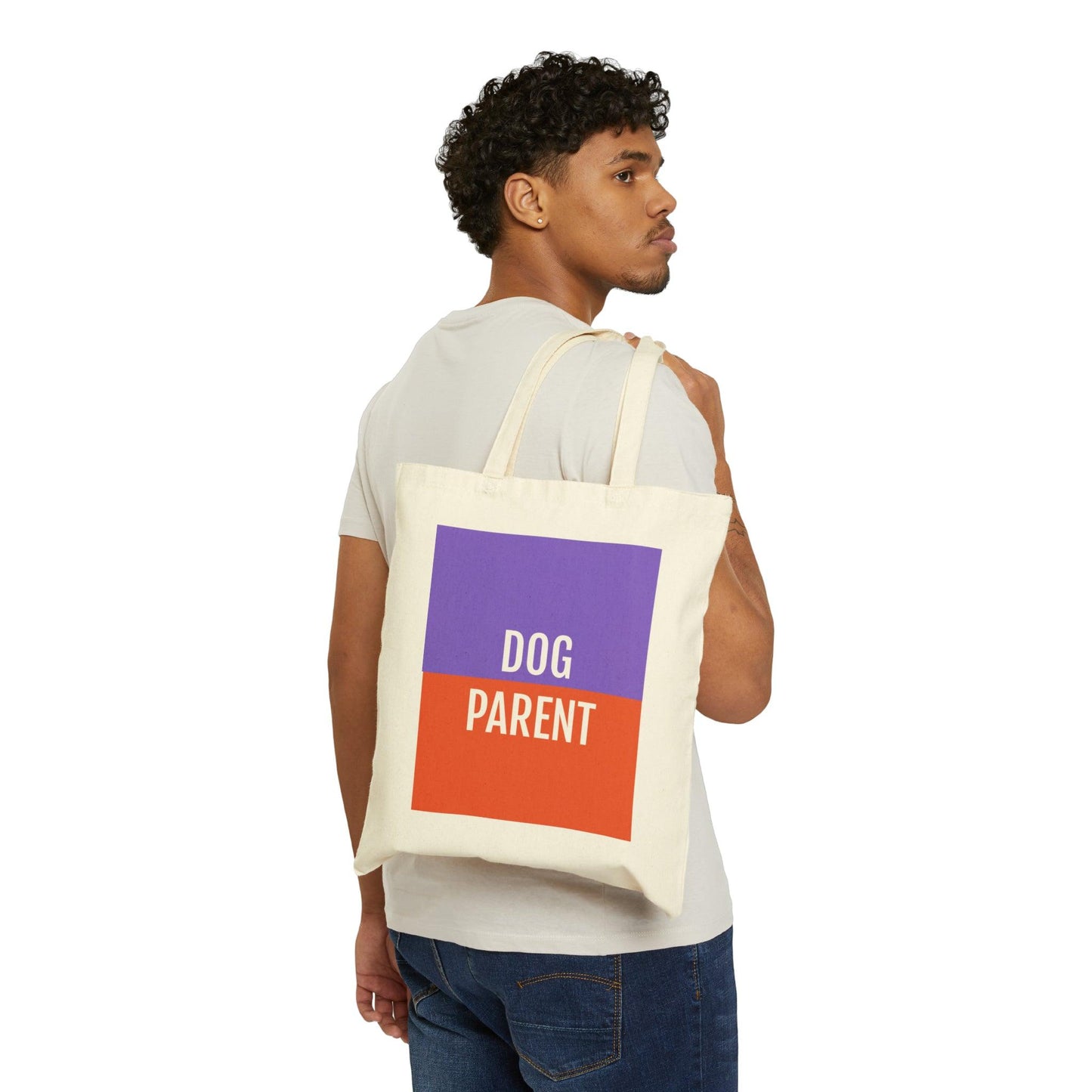 DOG PARENT Cotton Canvas Tote Bag - Lizard Vigilante