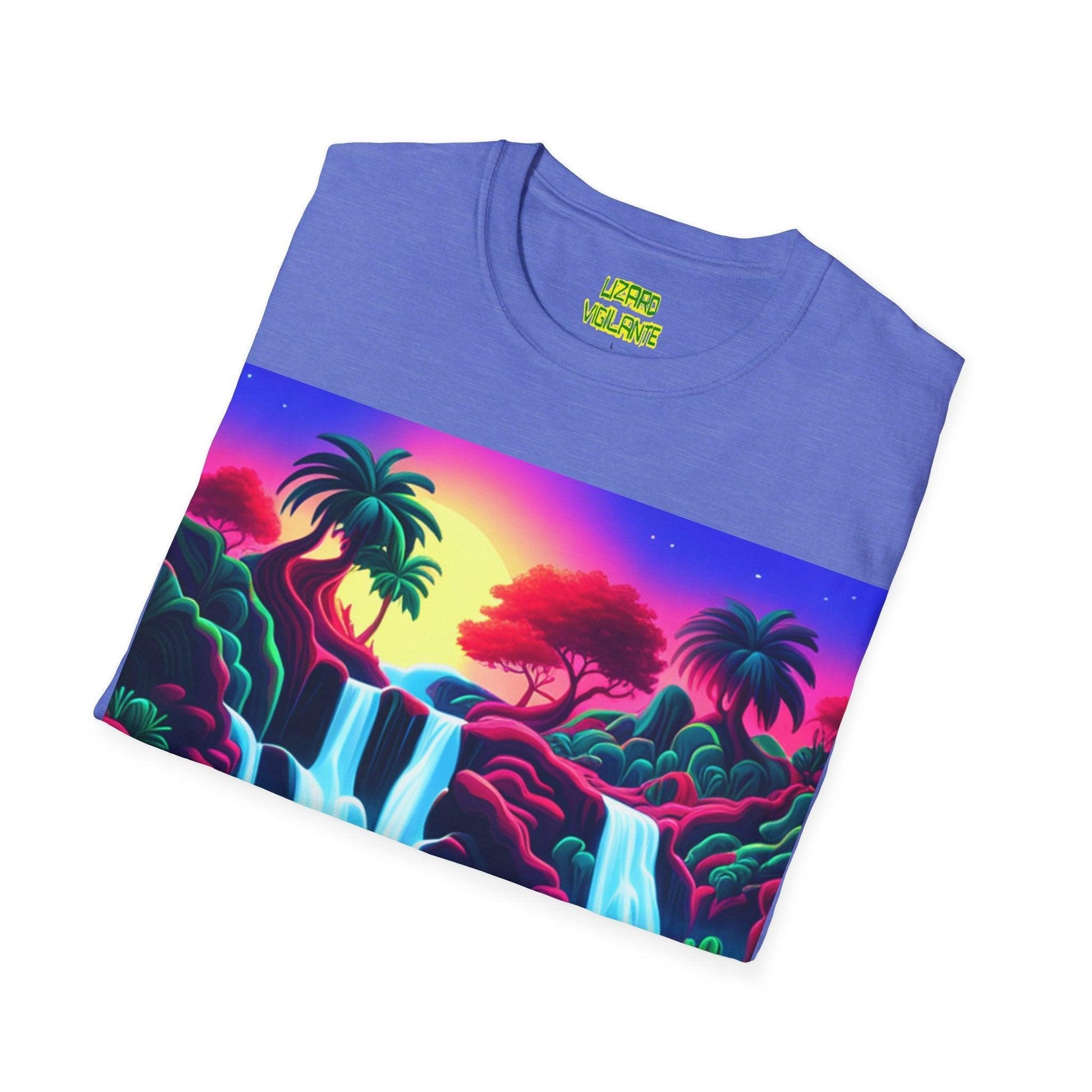 Tropic Topic Unisex Softstyle T-Shirt - Lizard Vigilante