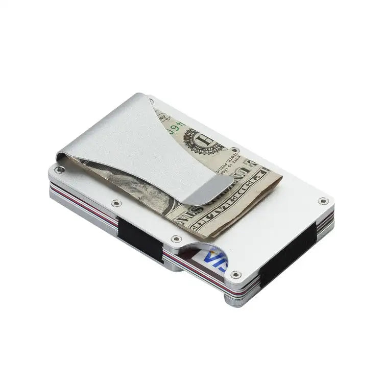 Durable Carbon Fiber Wallet for Men and Women, Aluminum Alloy Card Holder & Money Clip